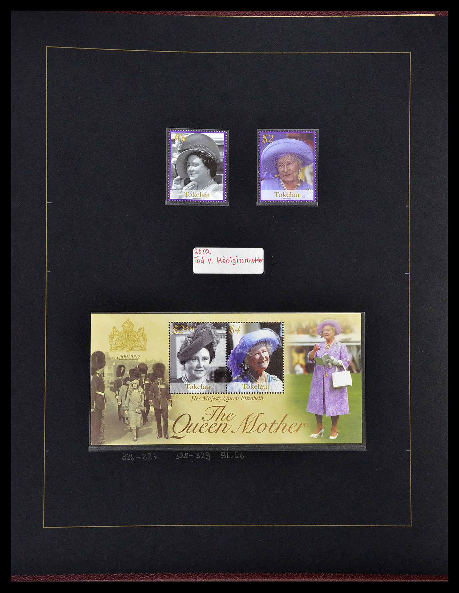 34560 348 - Postzegelverzameling 34560 Engelse gebieden in de stille Zuidzee 1840