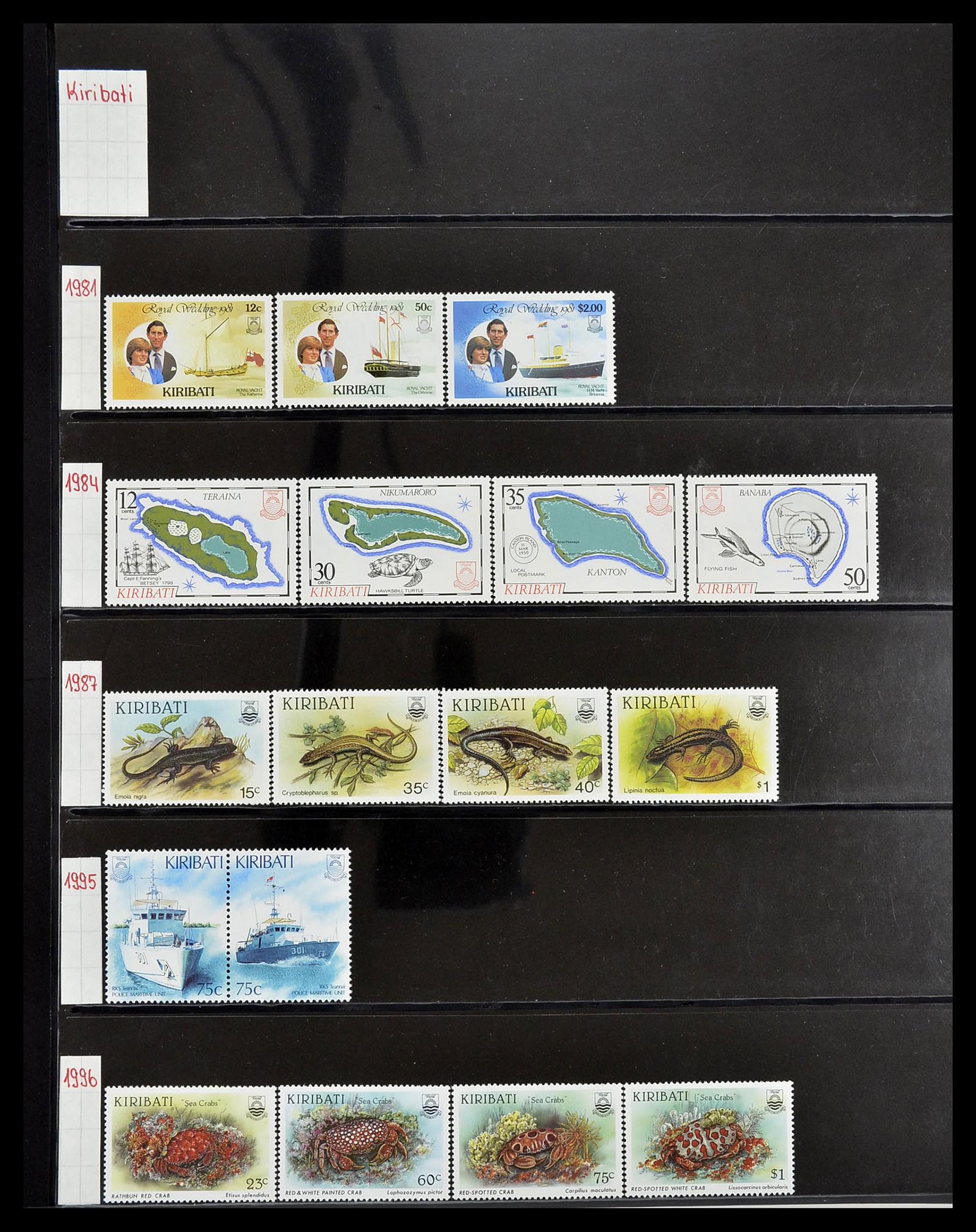 34560 354 - Postzegelverzameling 34560 Engelse gebieden in de stille Zuidzee 1840
