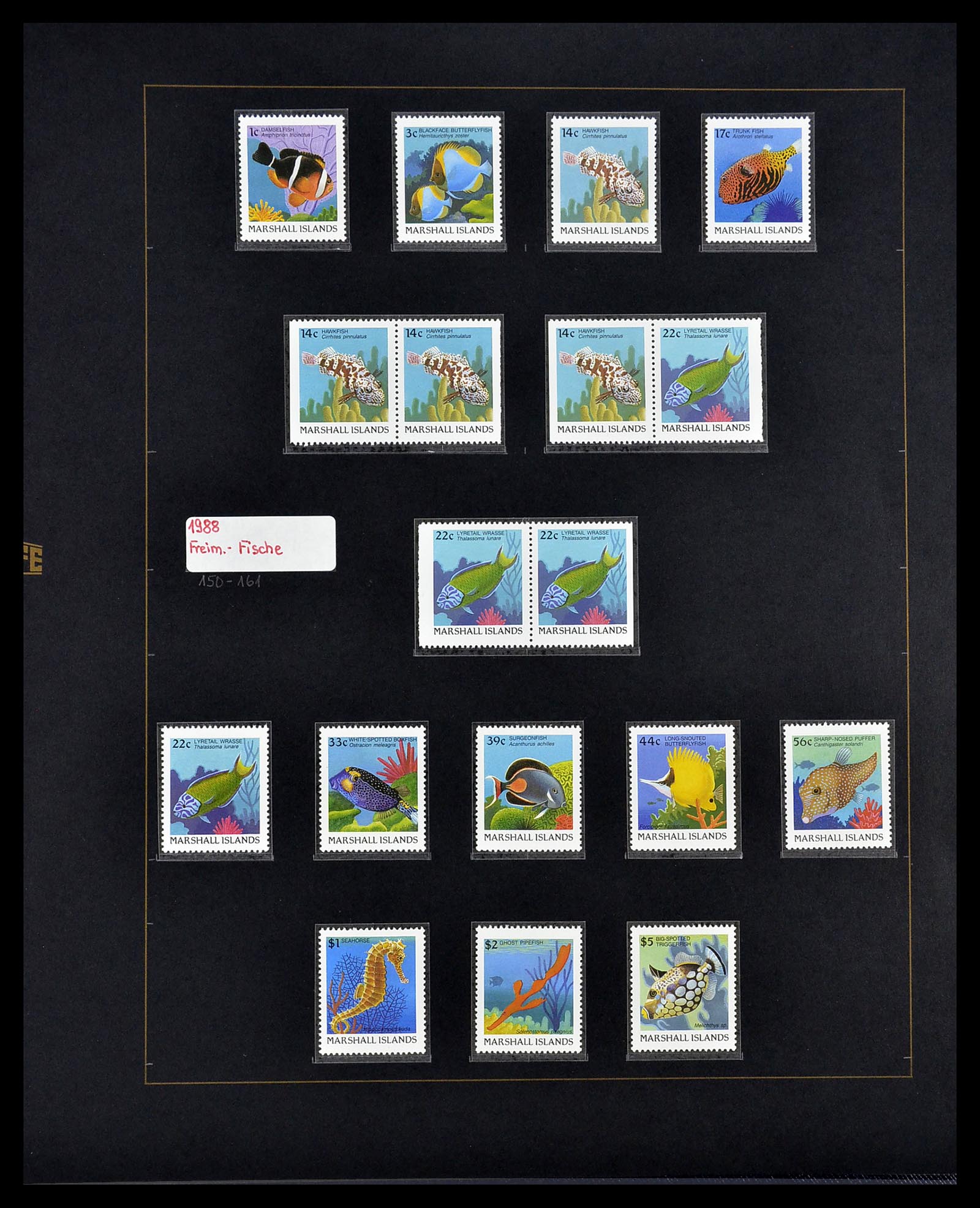 34560 376 - Postzegelverzameling 34560 Engelse gebieden in de stille Zuidzee 1840