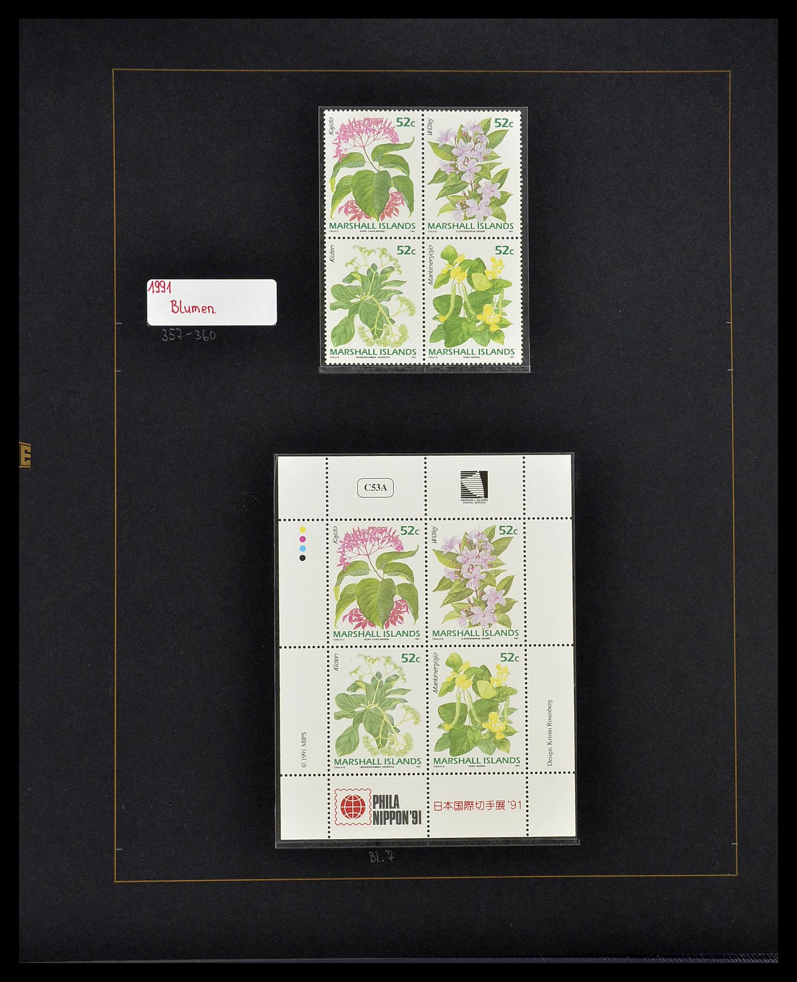 34560 377 - Postzegelverzameling 34560 Engelse gebieden in de stille Zuidzee 1840