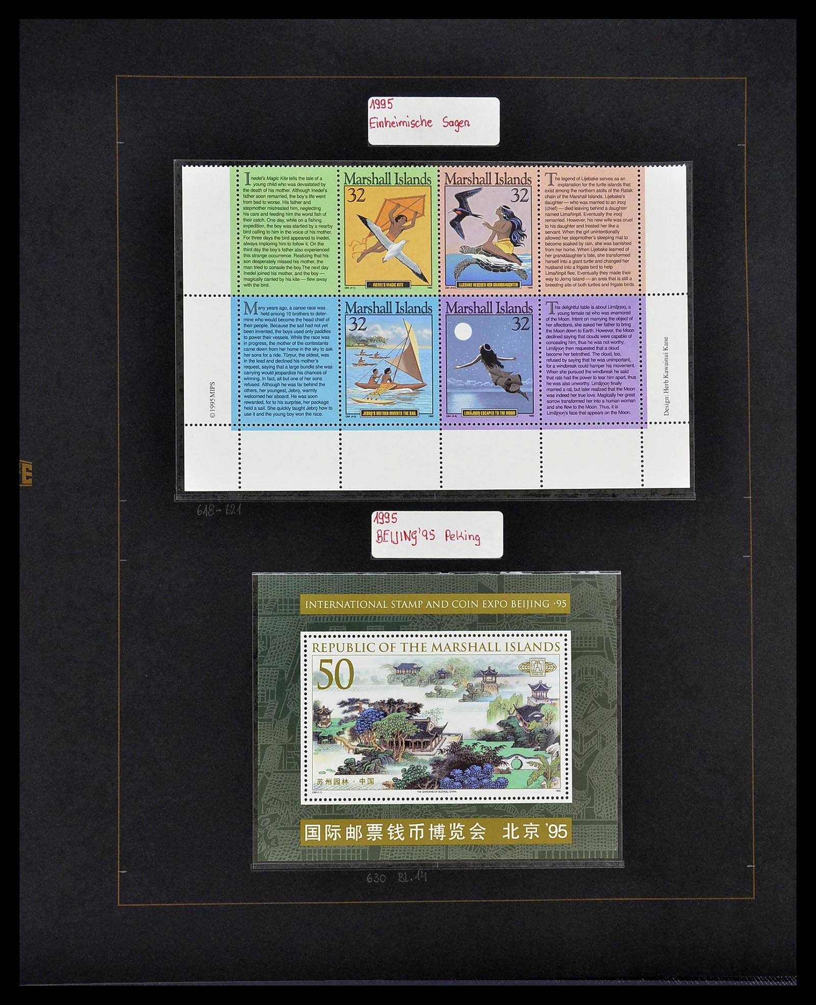 34560 379 - Postzegelverzameling 34560 Engelse gebieden in de stille Zuidzee 1840
