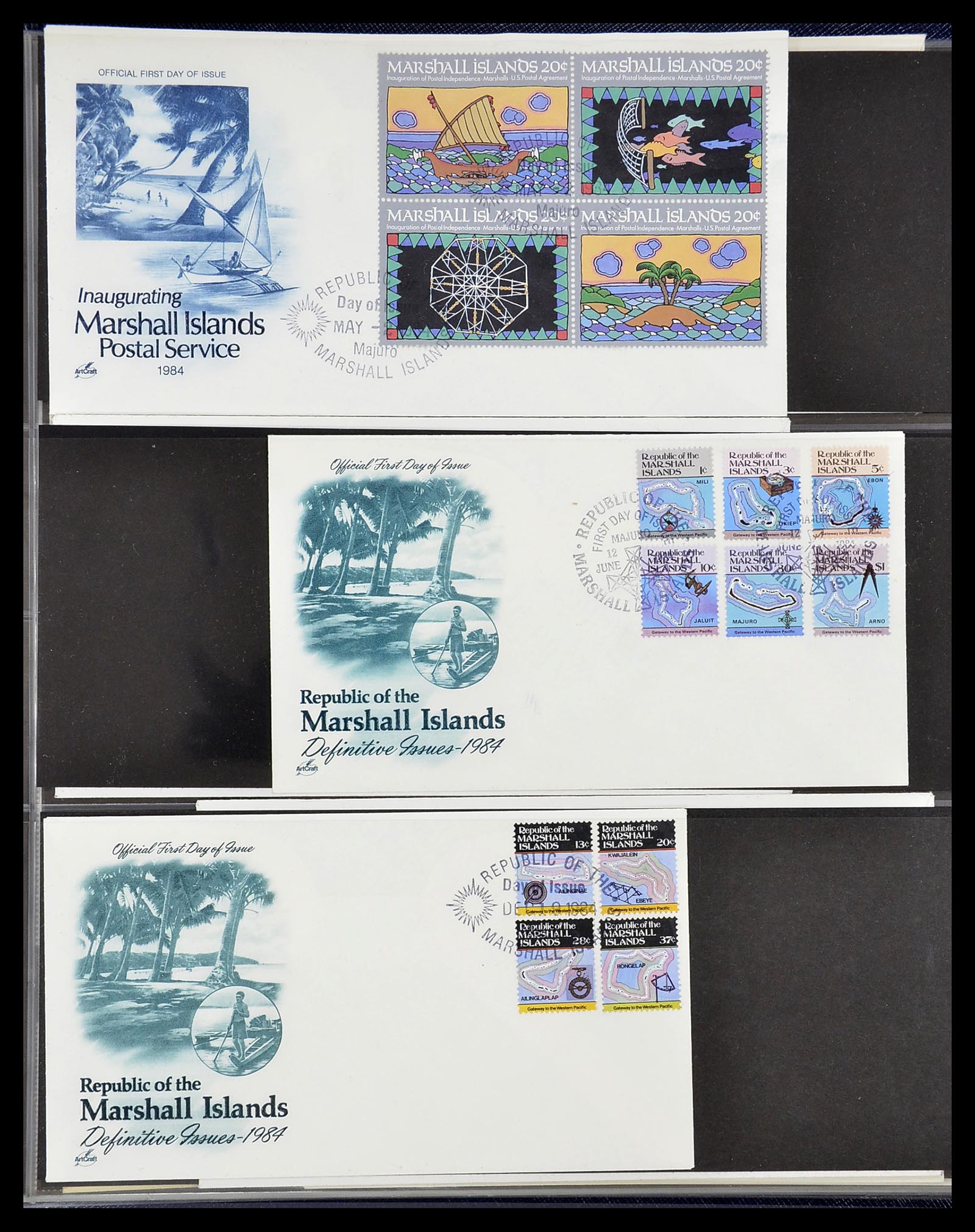 34560 384 - Postzegelverzameling 34560 Engelse gebieden in de stille Zuidzee 1840