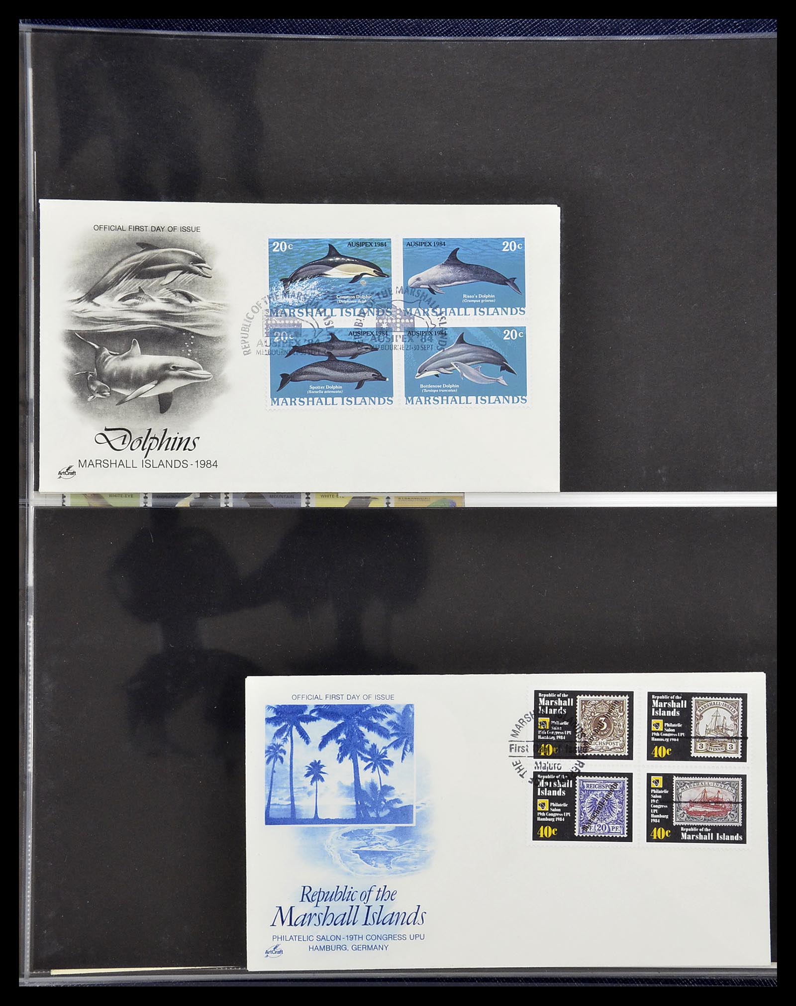 34560 385 - Postzegelverzameling 34560 Engelse gebieden in de stille Zuidzee 1840
