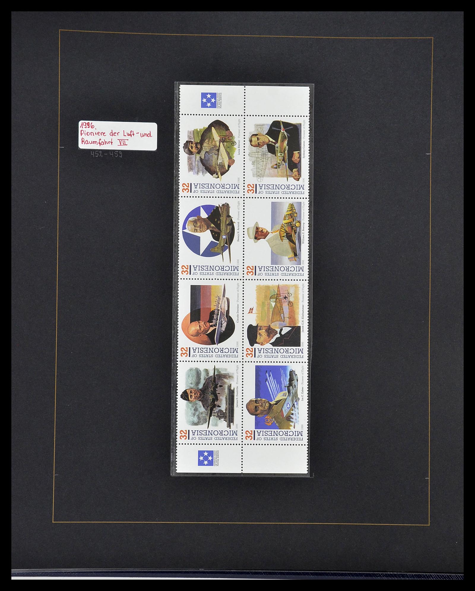 34560 395 - Postzegelverzameling 34560 Engelse gebieden in de stille Zuidzee 1840