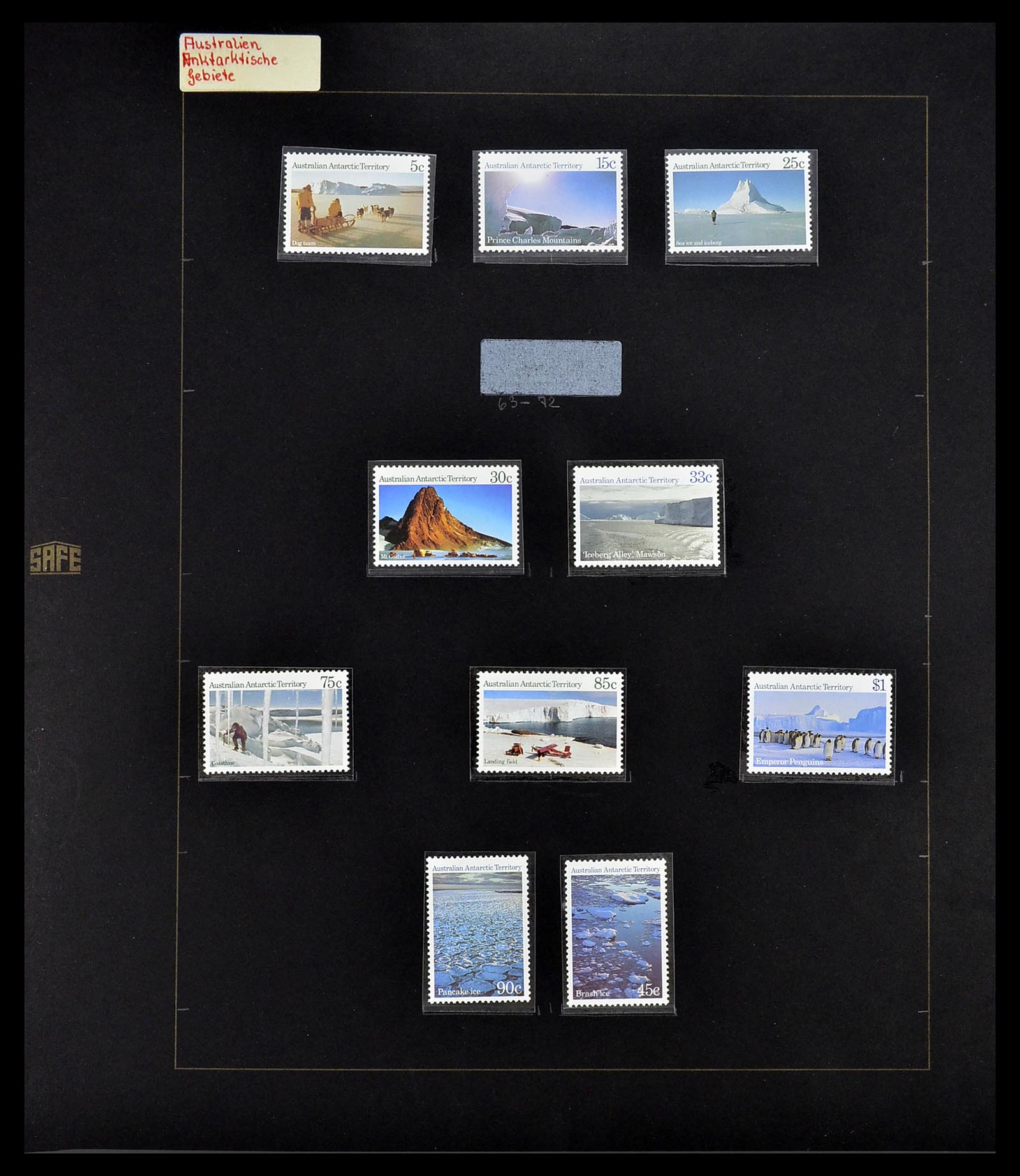 34560 413 - Postzegelverzameling 34560 Engelse gebieden in de stille Zuidzee 1840