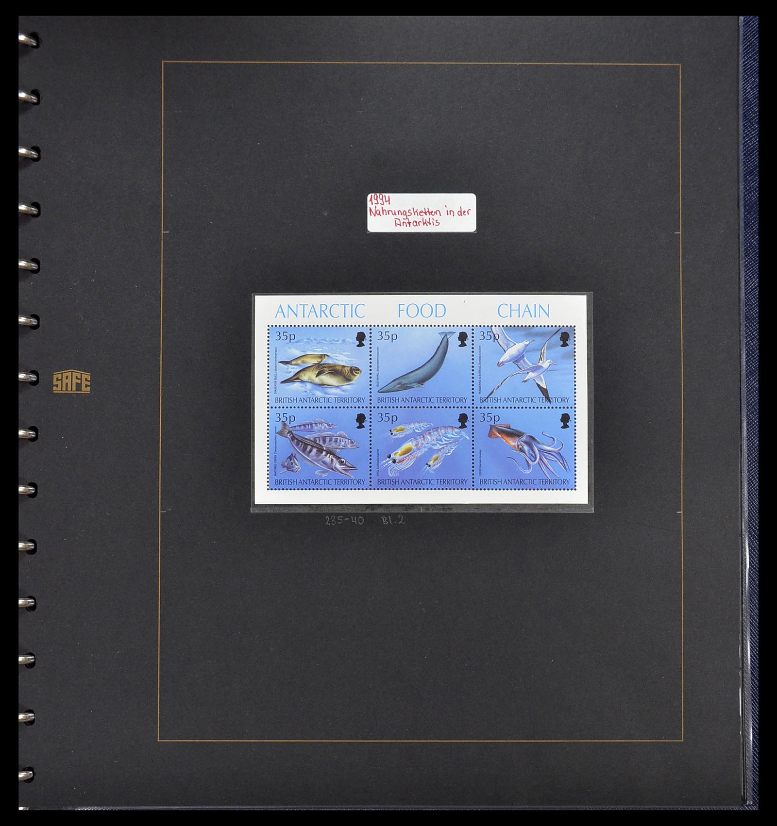 34560 428 - Postzegelverzameling 34560 Engelse gebieden in de stille Zuidzee 1840