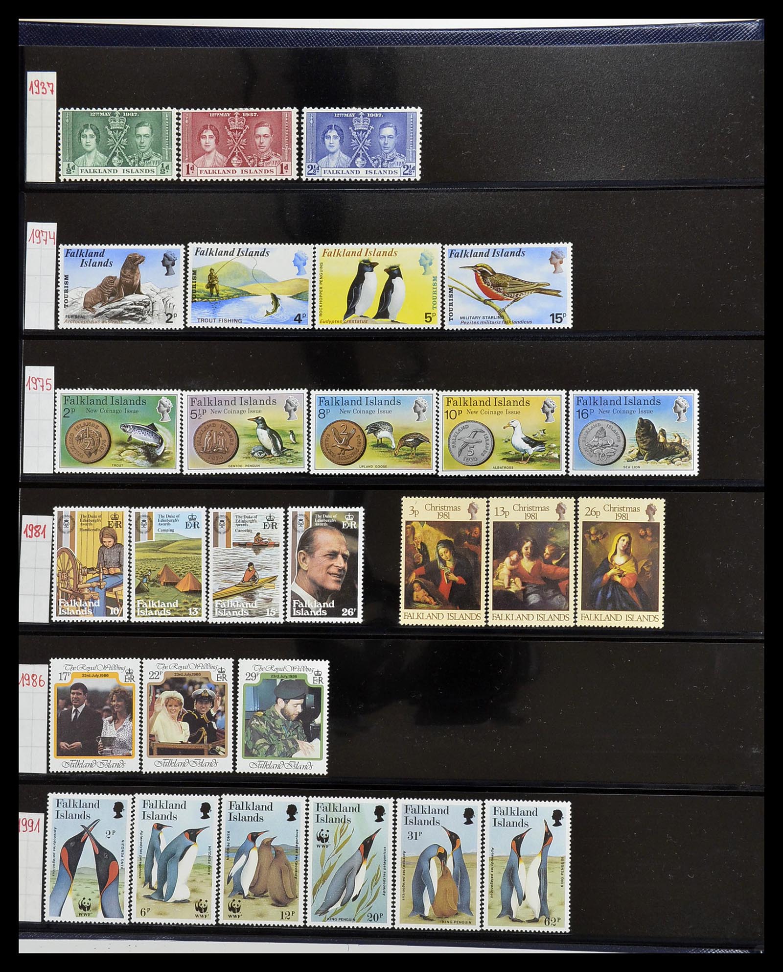 34560 438 - Postzegelverzameling 34560 Engelse gebieden in de stille Zuidzee 1840