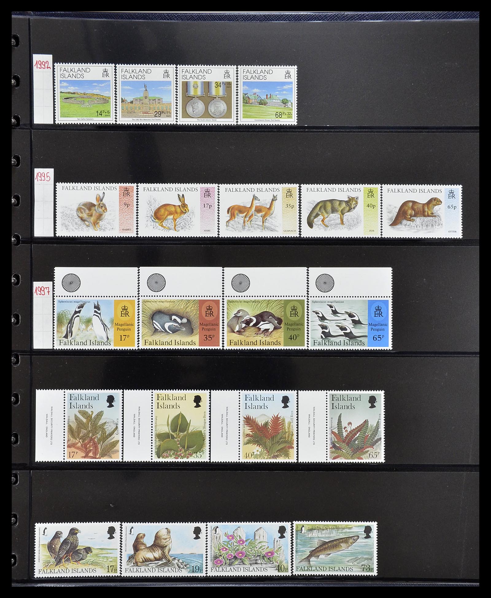 34560 439 - Postzegelverzameling 34560 Engelse gebieden in de stille Zuidzee 1840