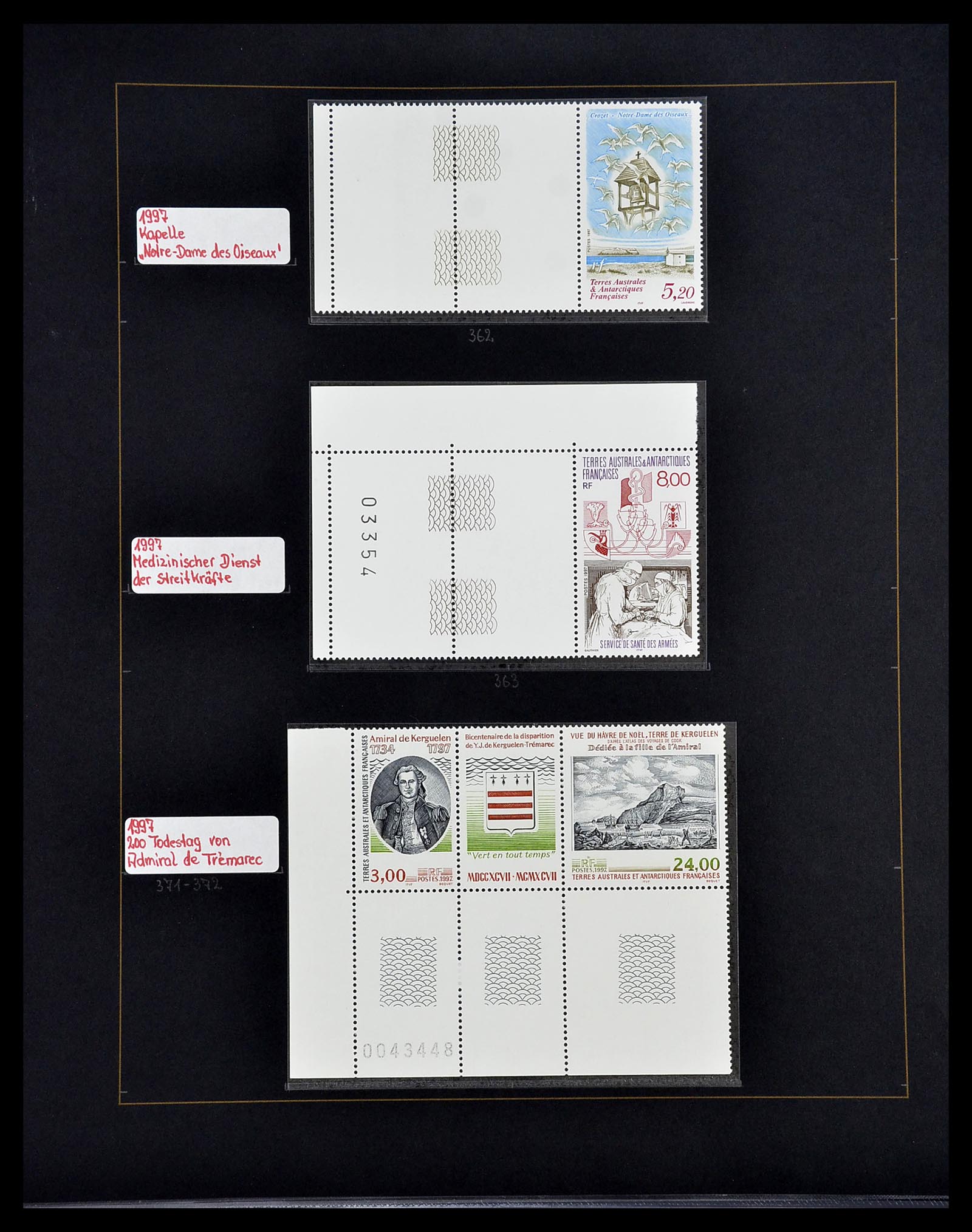 34560 461 - Postzegelverzameling 34560 Engelse gebieden in de stille Zuidzee 1840