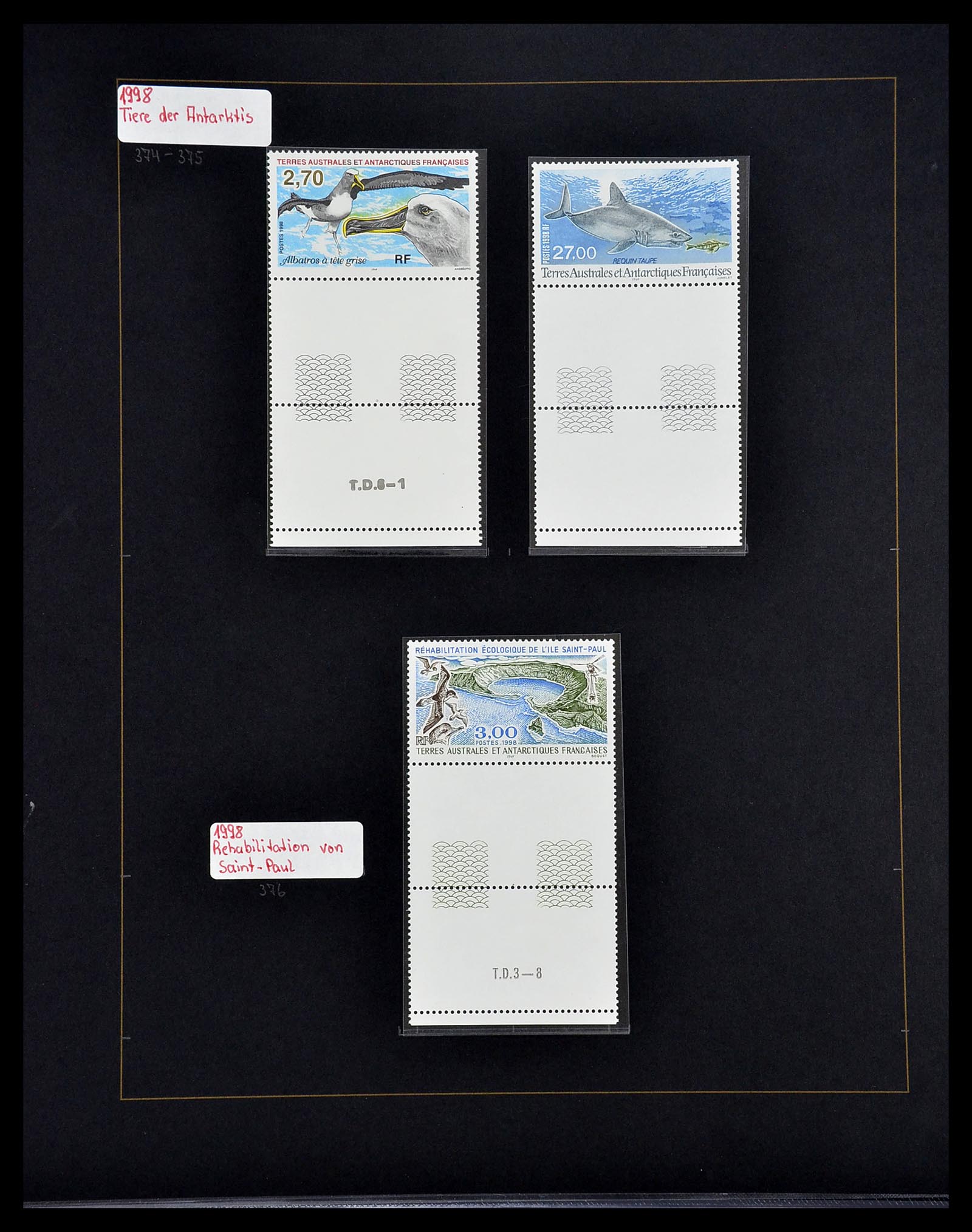 34560 462 - Postzegelverzameling 34560 Engelse gebieden in de stille Zuidzee 1840