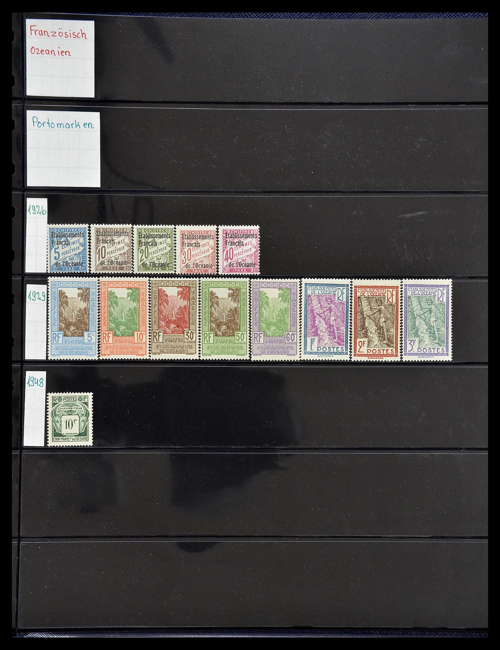 34560 464 - Postzegelverzameling 34560 Engelse gebieden in de stille Zuidzee 1840