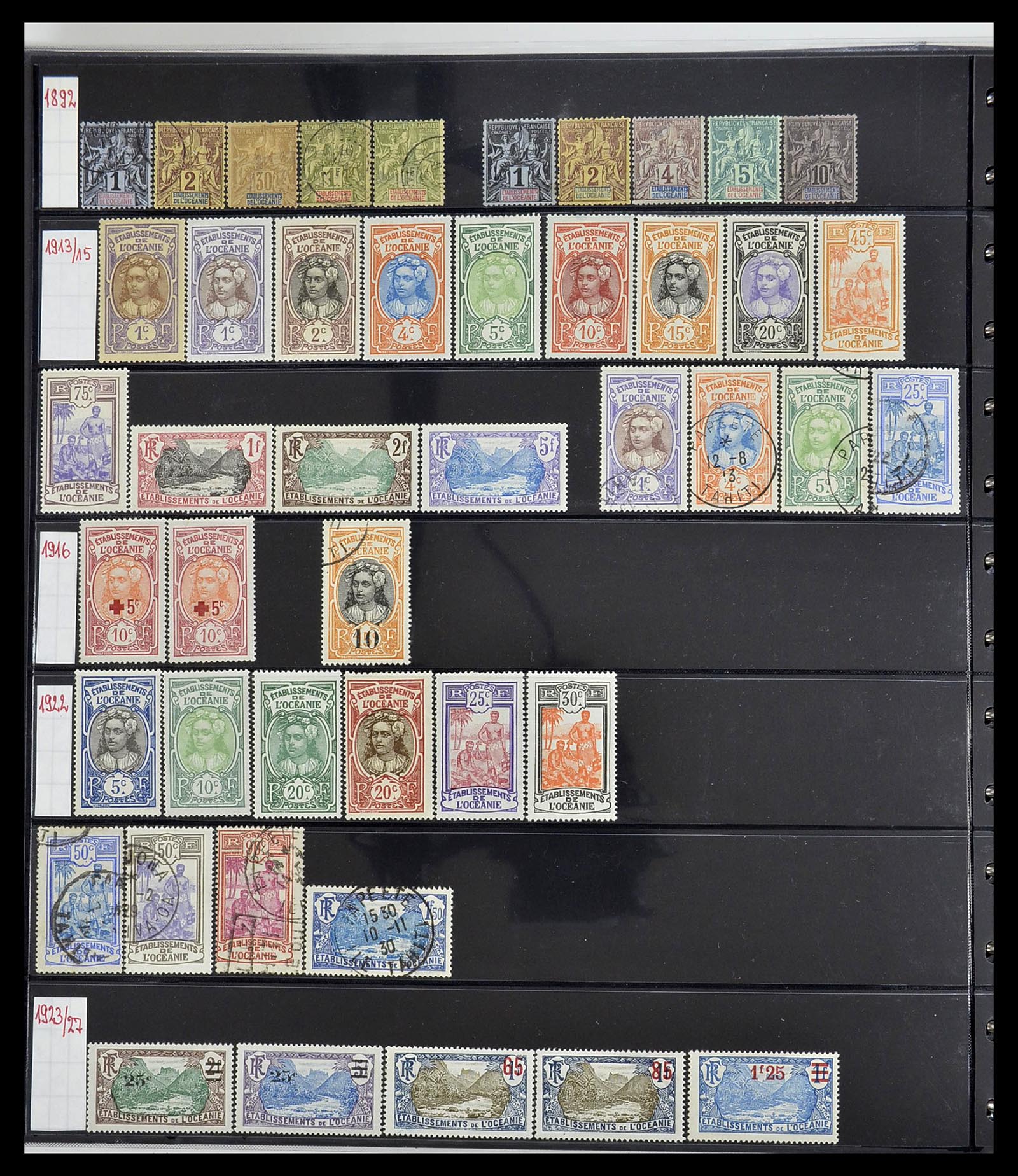 34560 465 - Postzegelverzameling 34560 Engelse gebieden in de stille Zuidzee 1840