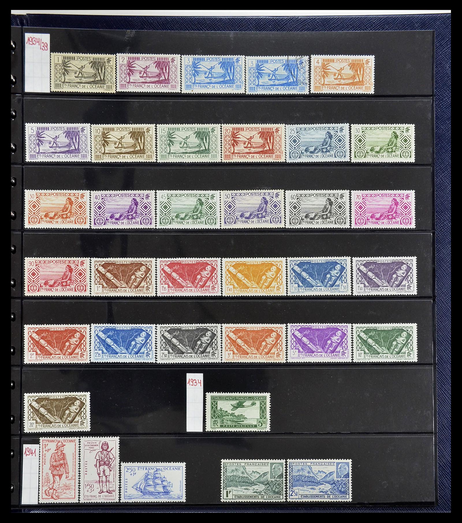 34560 466 - Postzegelverzameling 34560 Engelse gebieden in de stille Zuidzee 1840