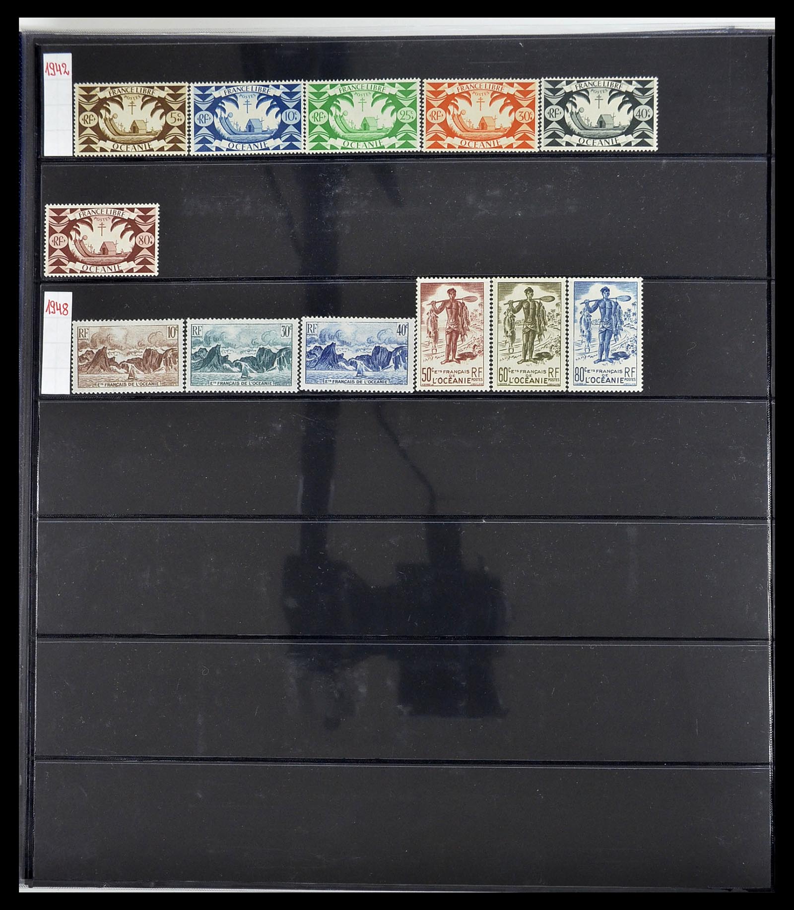 34560 467 - Postzegelverzameling 34560 Engelse gebieden in de stille Zuidzee 1840