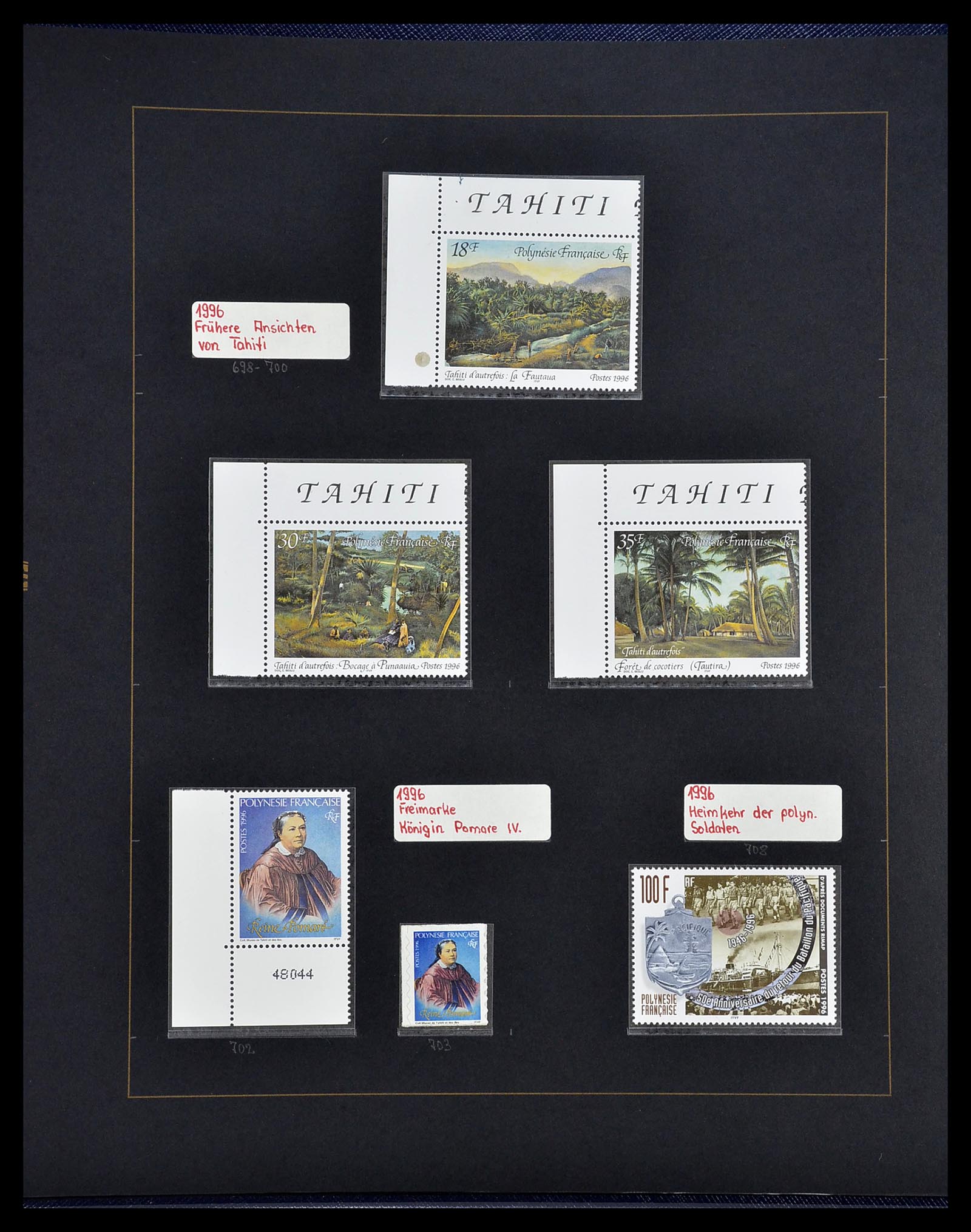 34560 476 - Postzegelverzameling 34560 Engelse gebieden in de stille Zuidzee 1840