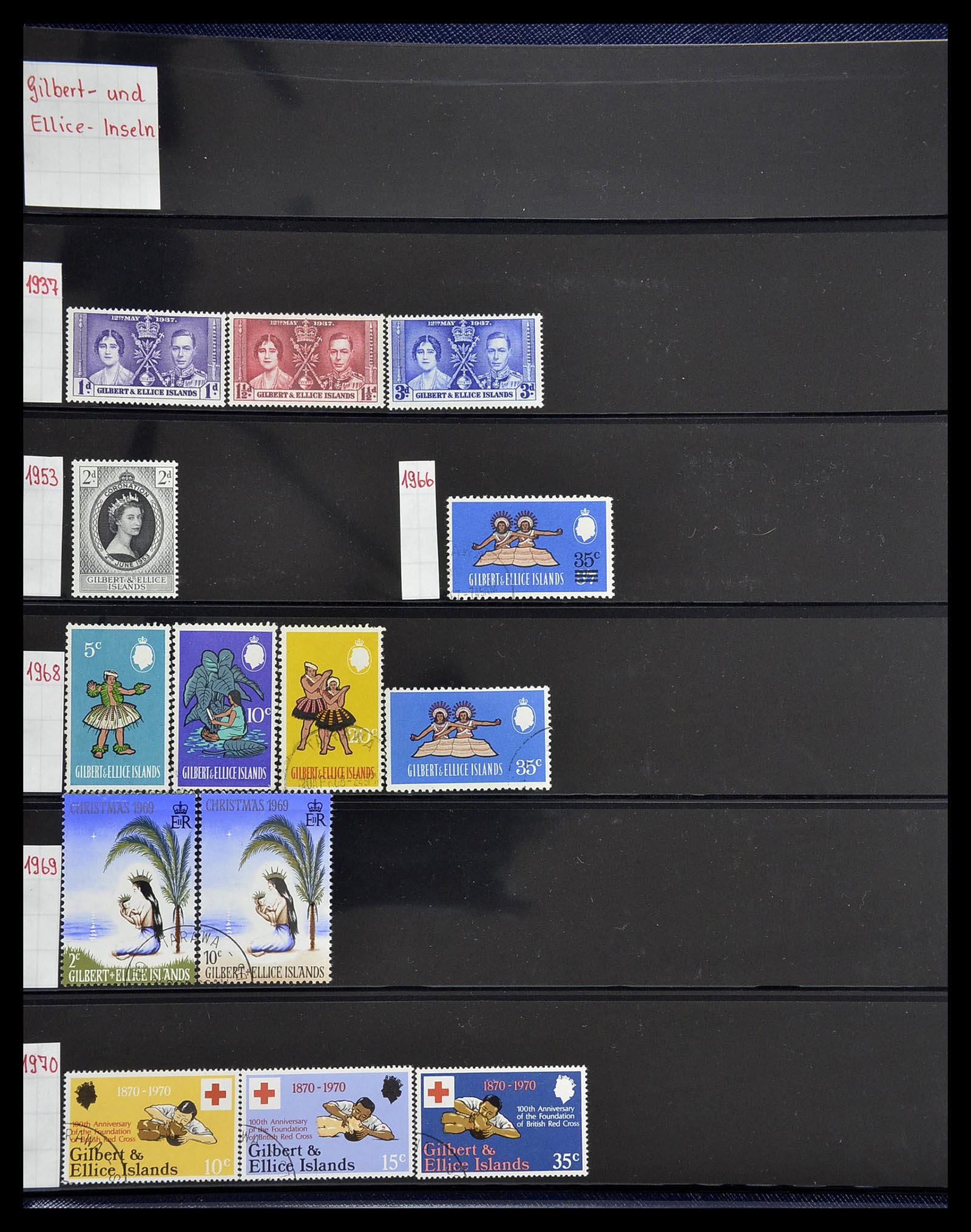 34560 478 - Postzegelverzameling 34560 Engelse gebieden in de stille Zuidzee 1840