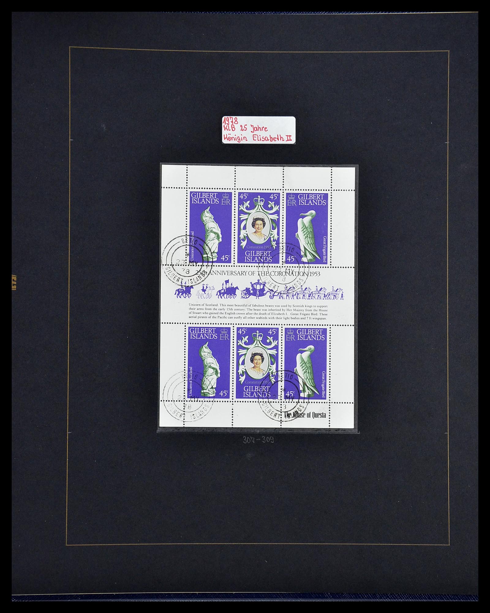 34560 480 - Postzegelverzameling 34560 Engelse gebieden in de stille Zuidzee 1840