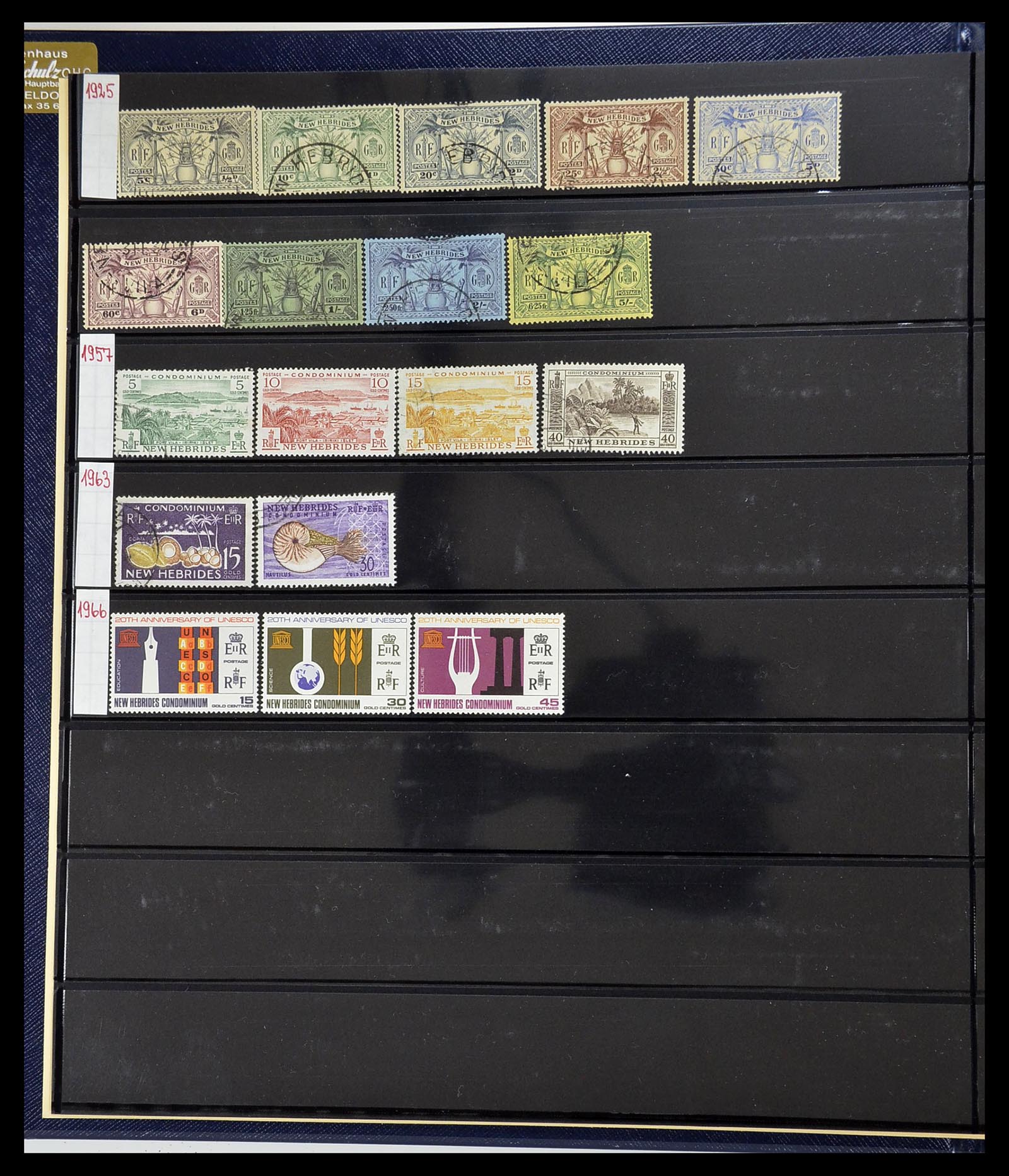 34560 482 - Postzegelverzameling 34560 Engelse gebieden in de stille Zuidzee 1840
