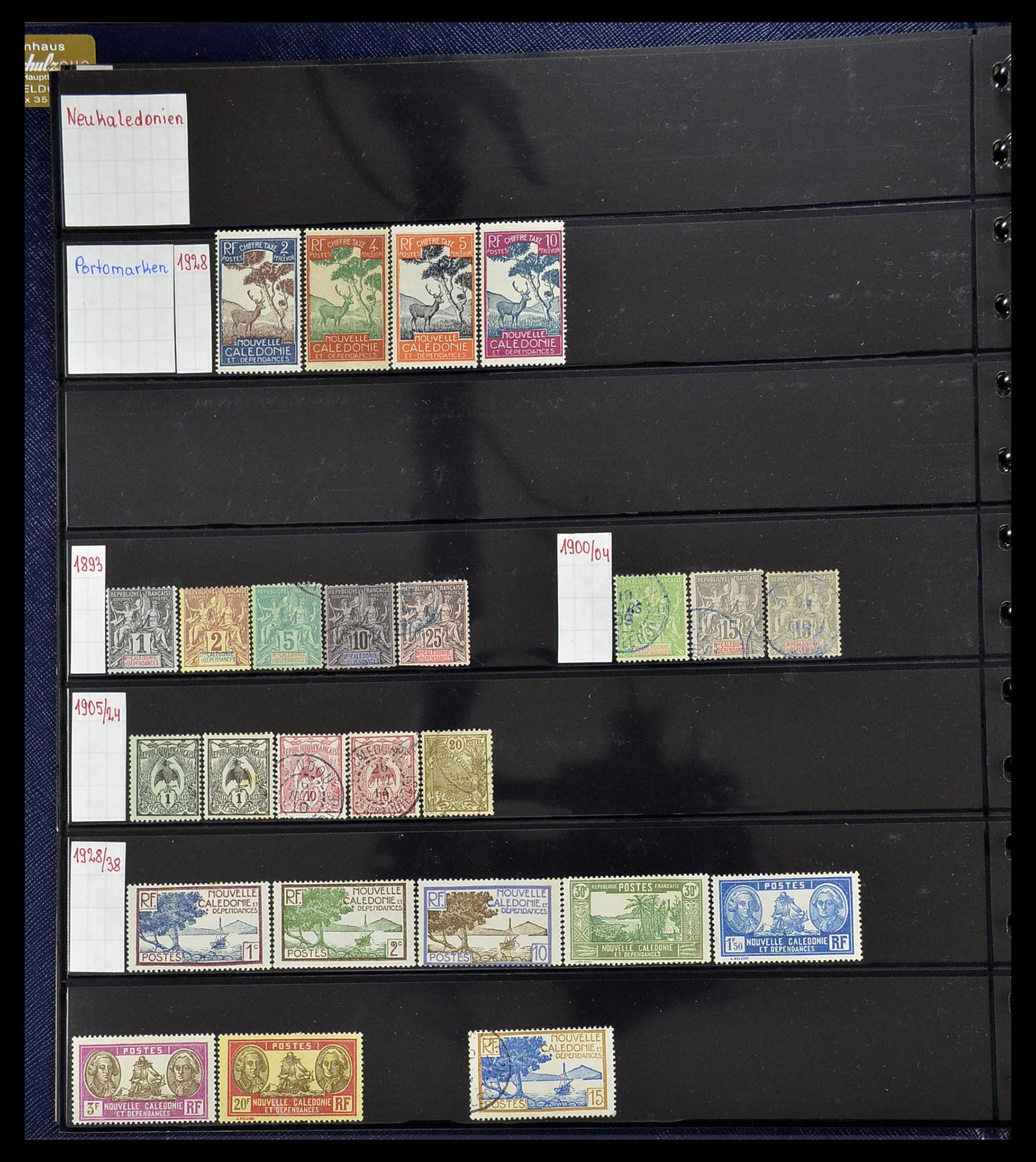34560 487 - Postzegelverzameling 34560 Engelse gebieden in de stille Zuidzee 1840