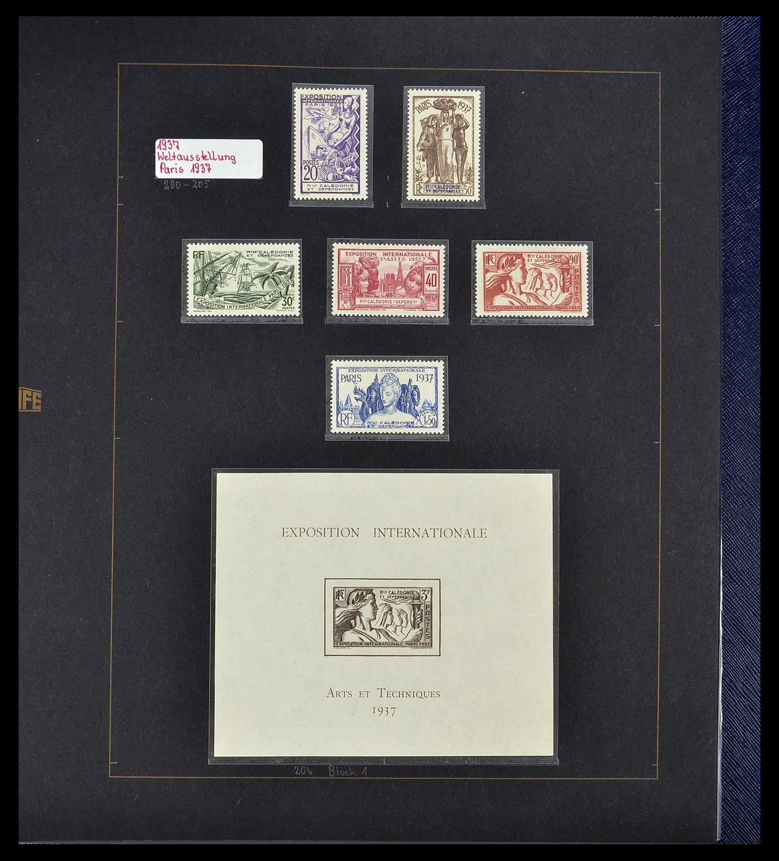 34560 492 - Postzegelverzameling 34560 Engelse gebieden in de stille Zuidzee 1840