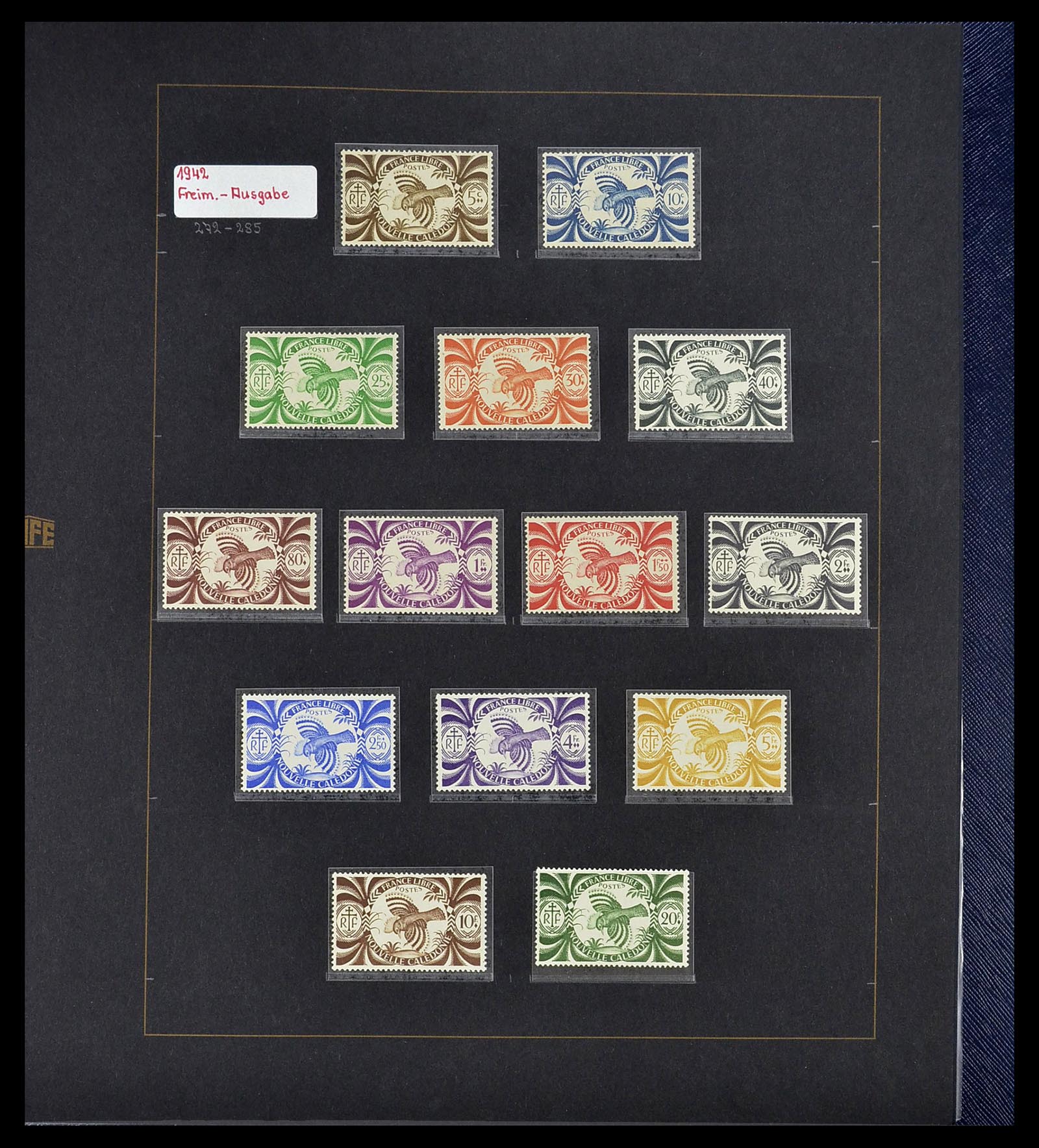 34560 493 - Postzegelverzameling 34560 Engelse gebieden in de stille Zuidzee 1840