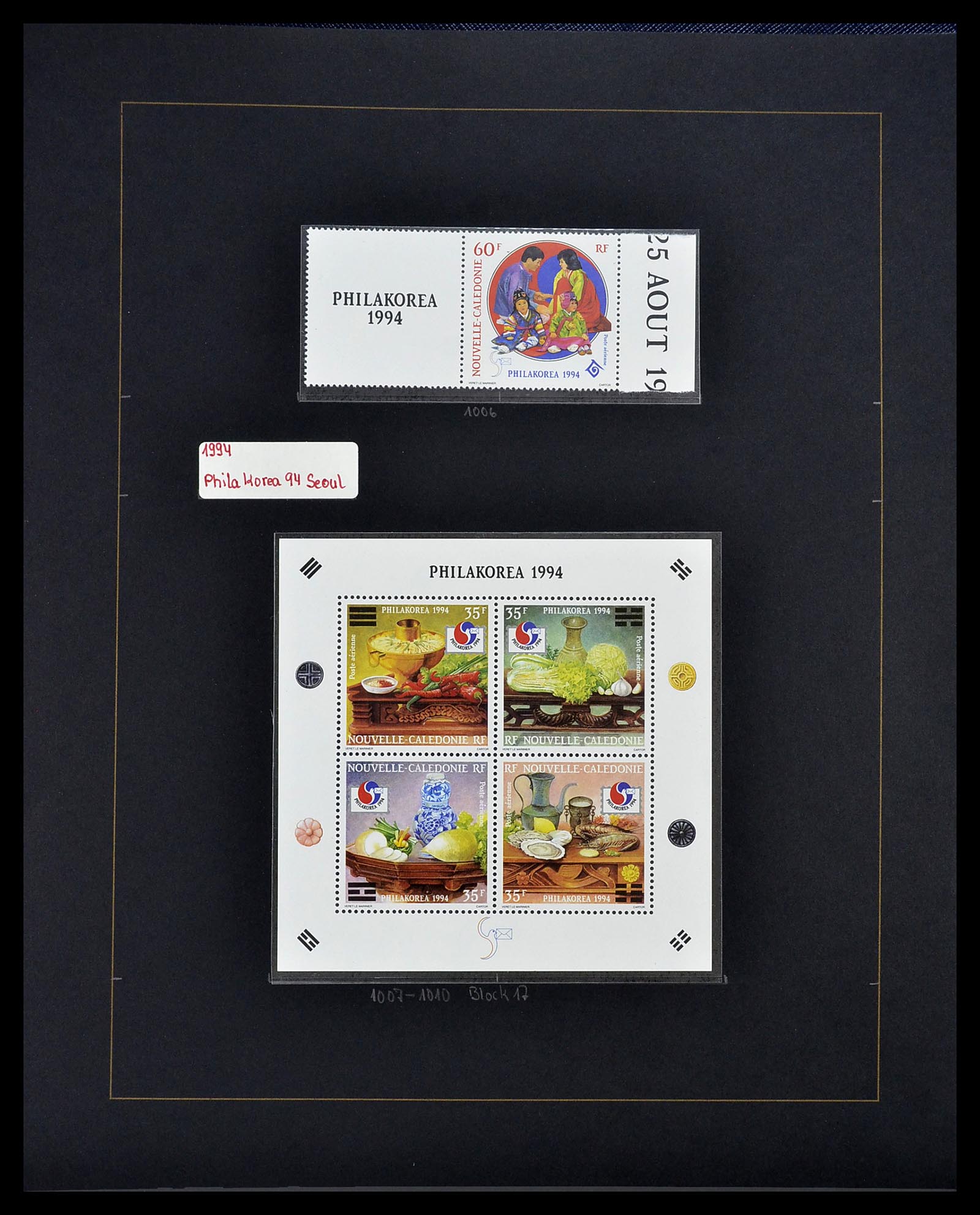 34560 494 - Postzegelverzameling 34560 Engelse gebieden in de stille Zuidzee 1840