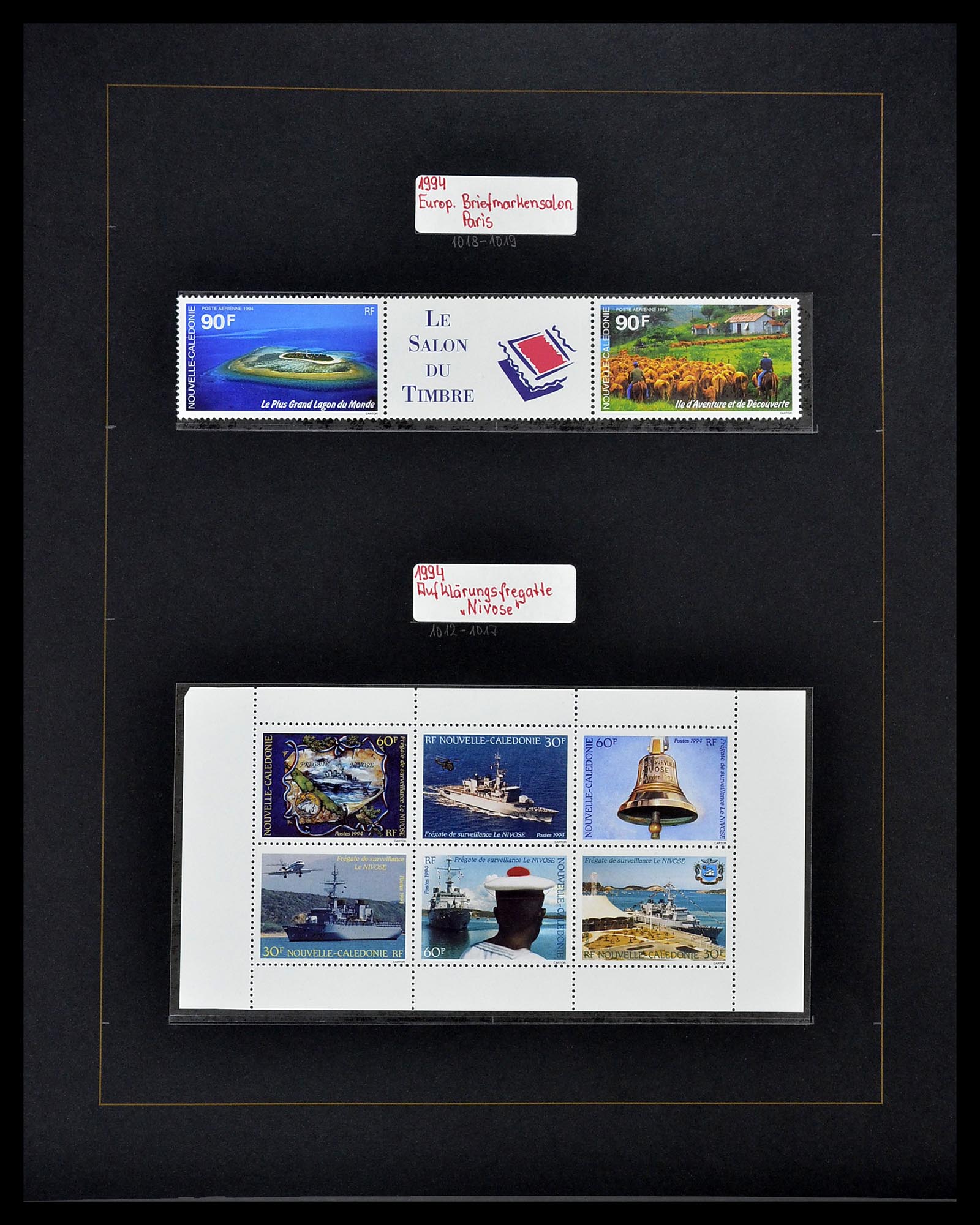 34560 495 - Postzegelverzameling 34560 Engelse gebieden in de stille Zuidzee 1840