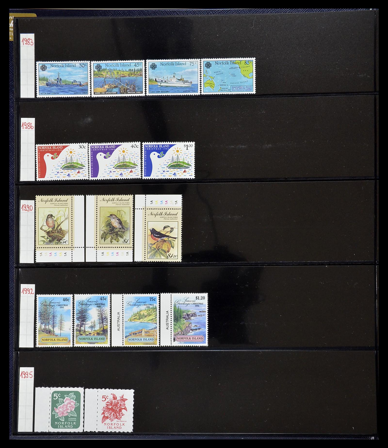 34560 514 - Postzegelverzameling 34560 Engelse gebieden in de stille Zuidzee 1840