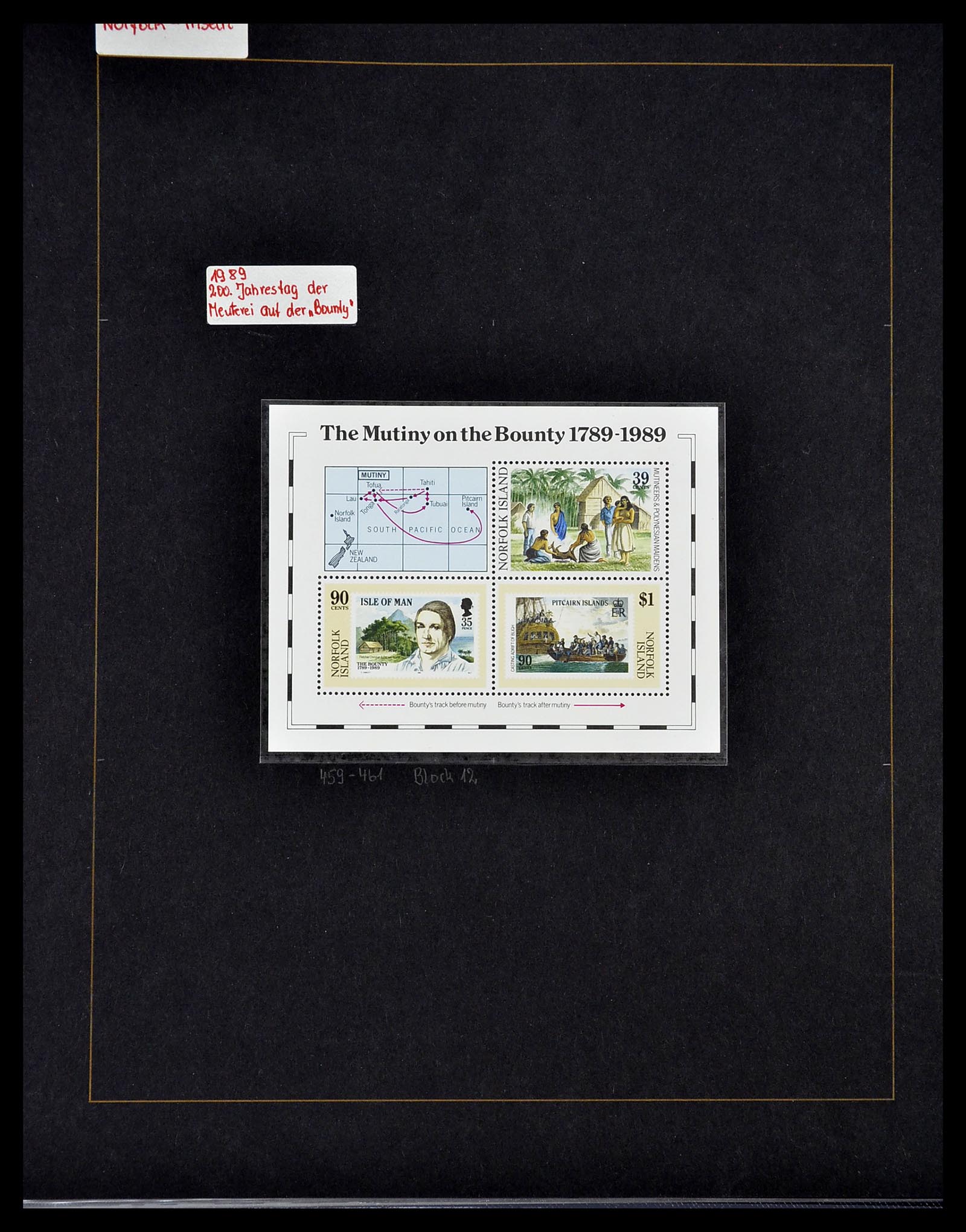 34560 515 - Postzegelverzameling 34560 Engelse gebieden in de stille Zuidzee 1840