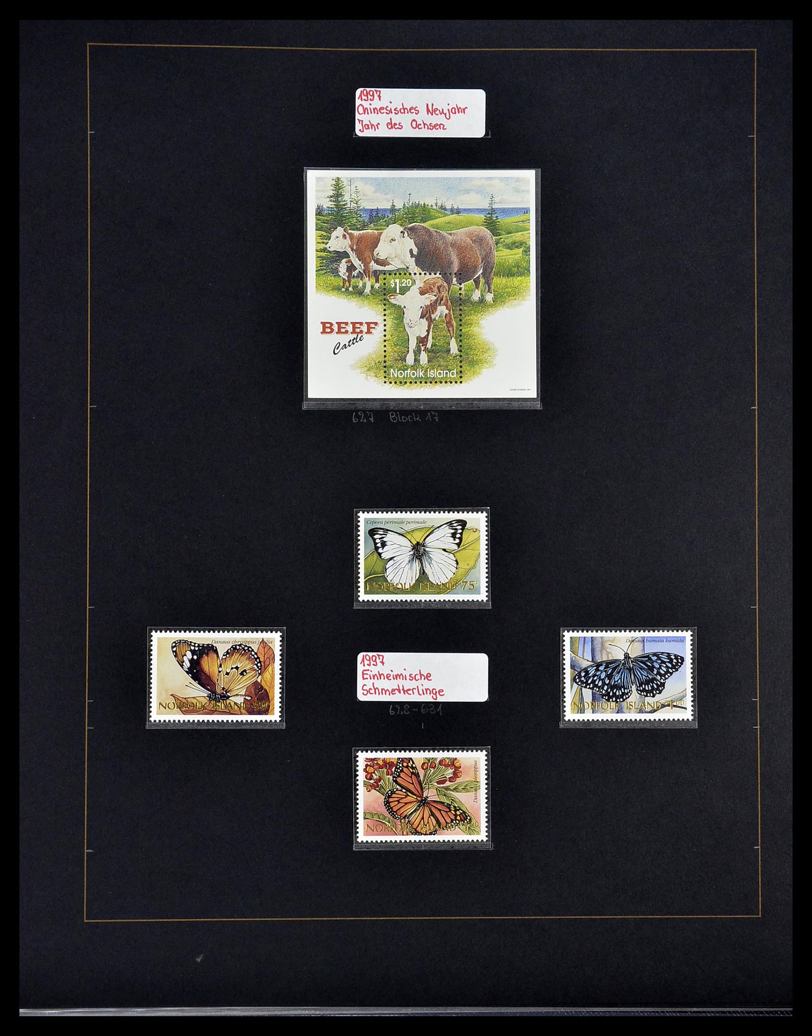 34560 518 - Postzegelverzameling 34560 Engelse gebieden in de stille Zuidzee 1840