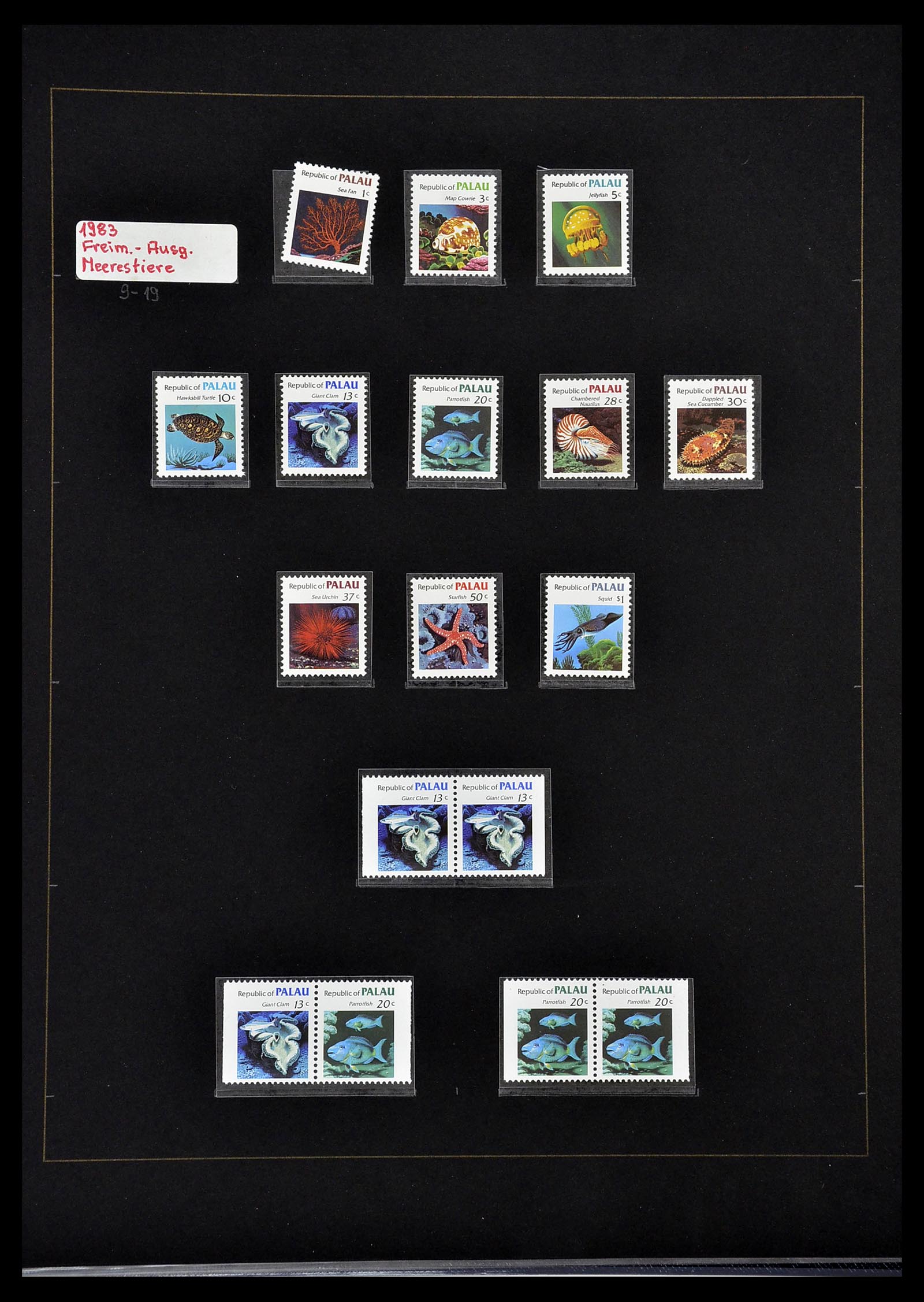34560 525 - Postzegelverzameling 34560 Engelse gebieden in de stille Zuidzee 1840