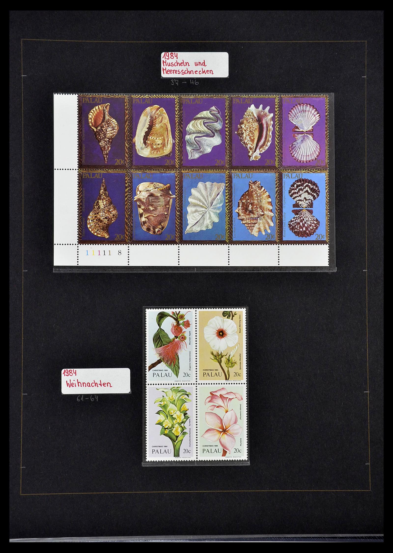 34560 526 - Postzegelverzameling 34560 Engelse gebieden in de stille Zuidzee 1840