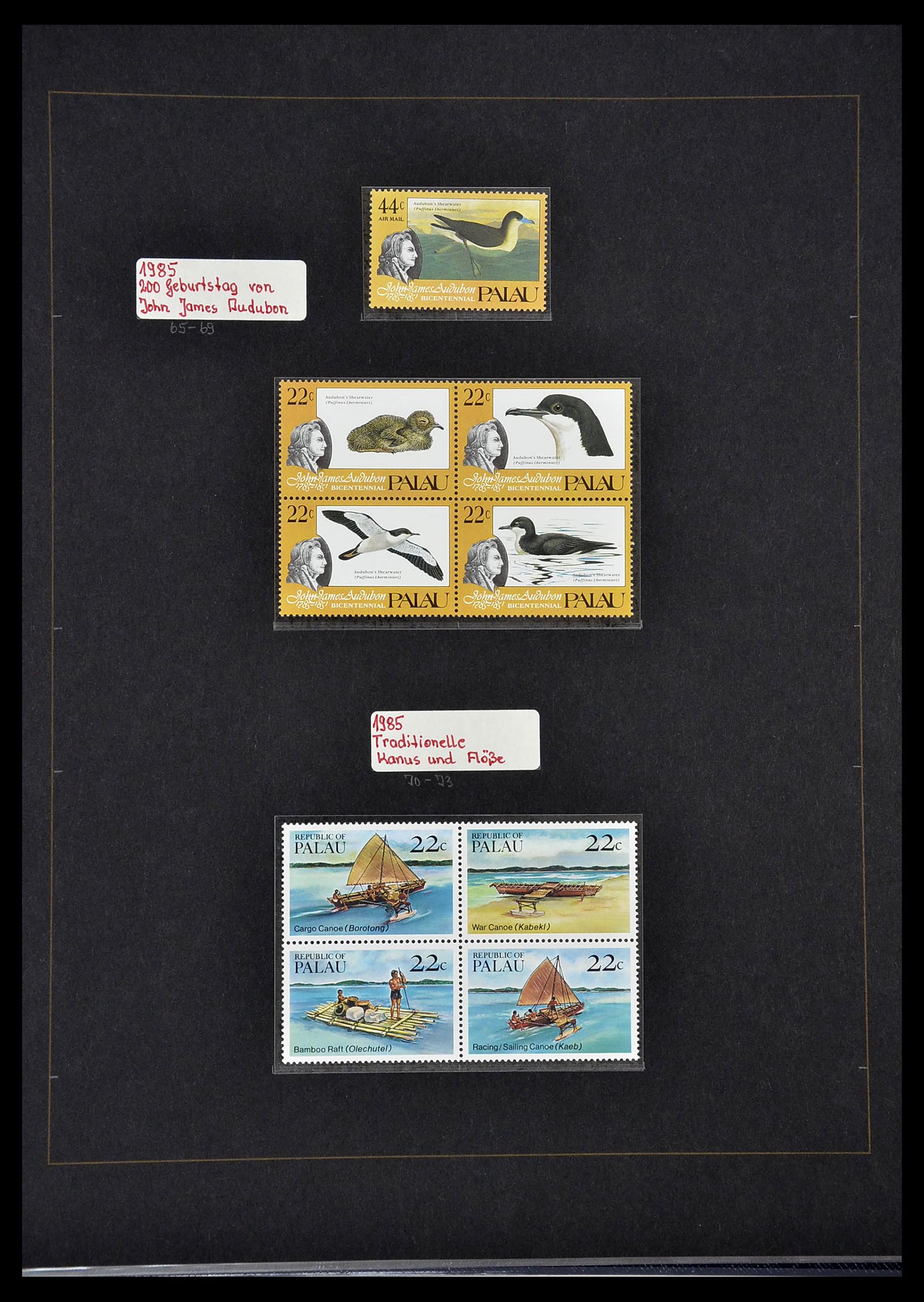 34560 527 - Postzegelverzameling 34560 Engelse gebieden in de stille Zuidzee 1840