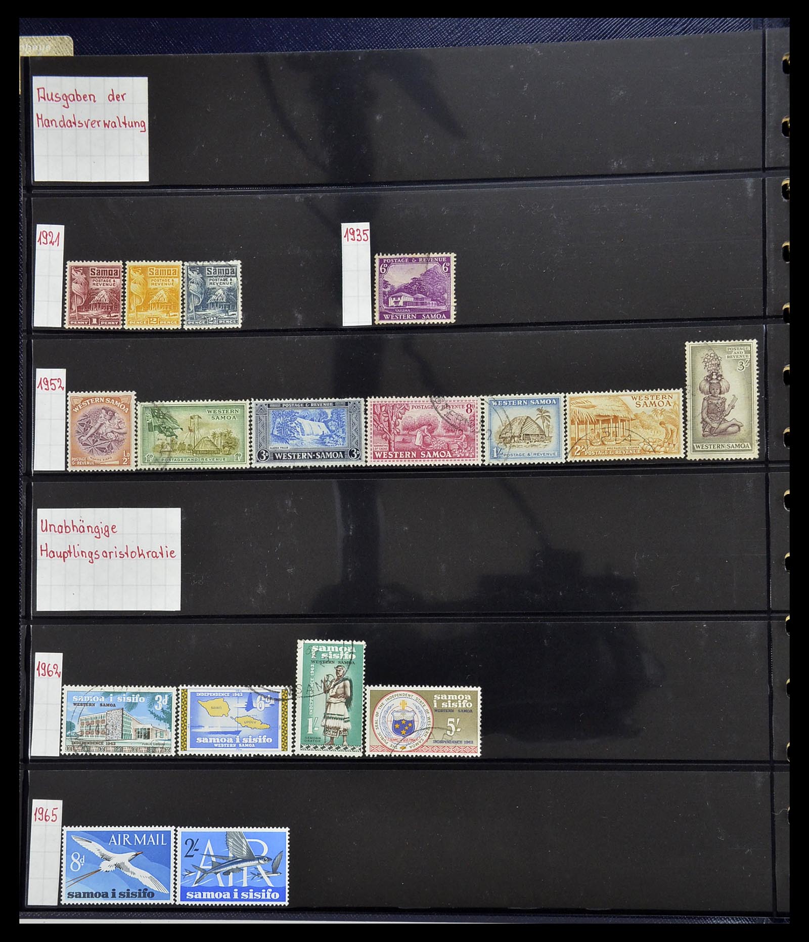 34560 538 - Postzegelverzameling 34560 Engelse gebieden in de stille Zuidzee 1840