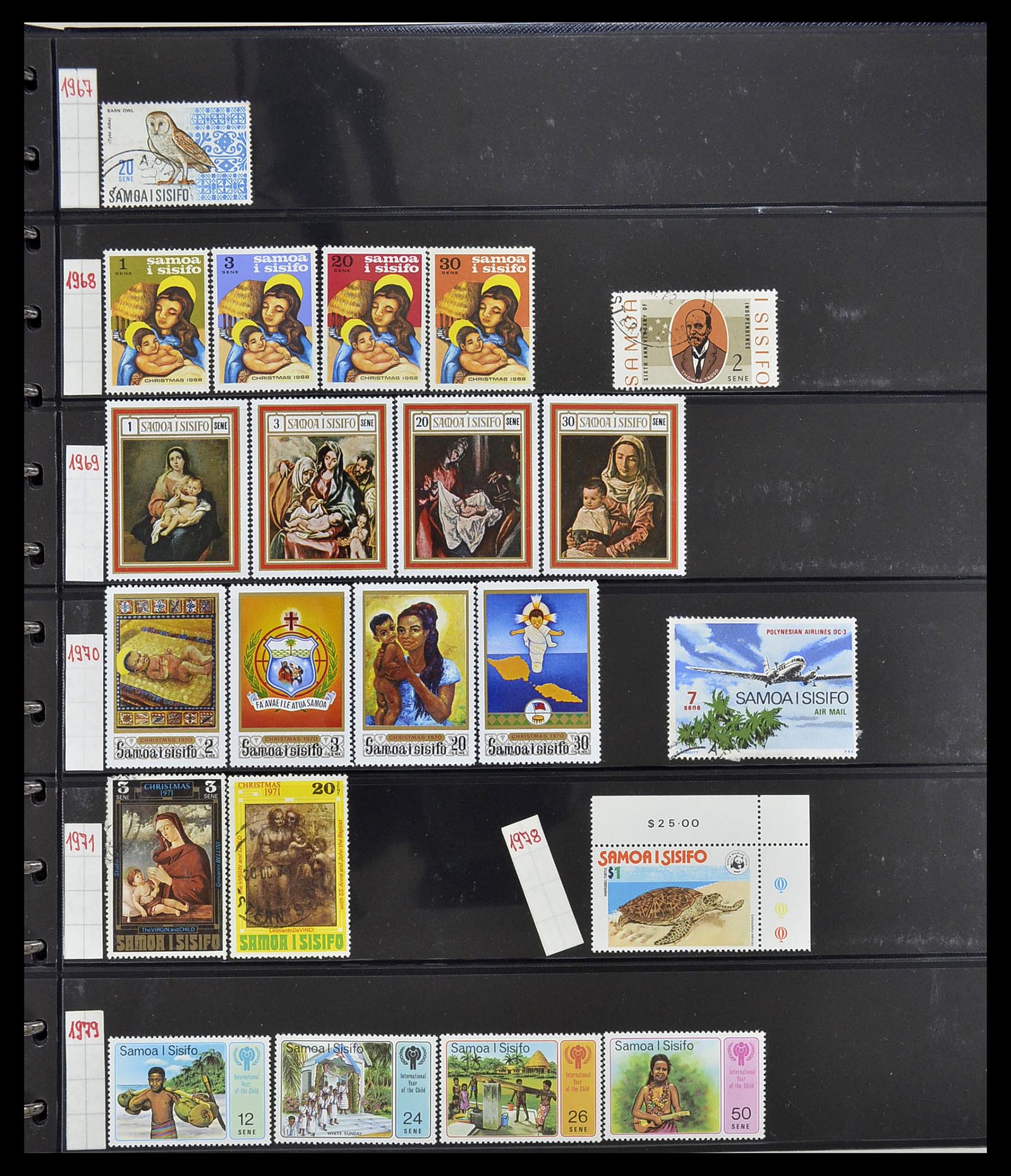 34560 539 - Postzegelverzameling 34560 Engelse gebieden in de stille Zuidzee 1840