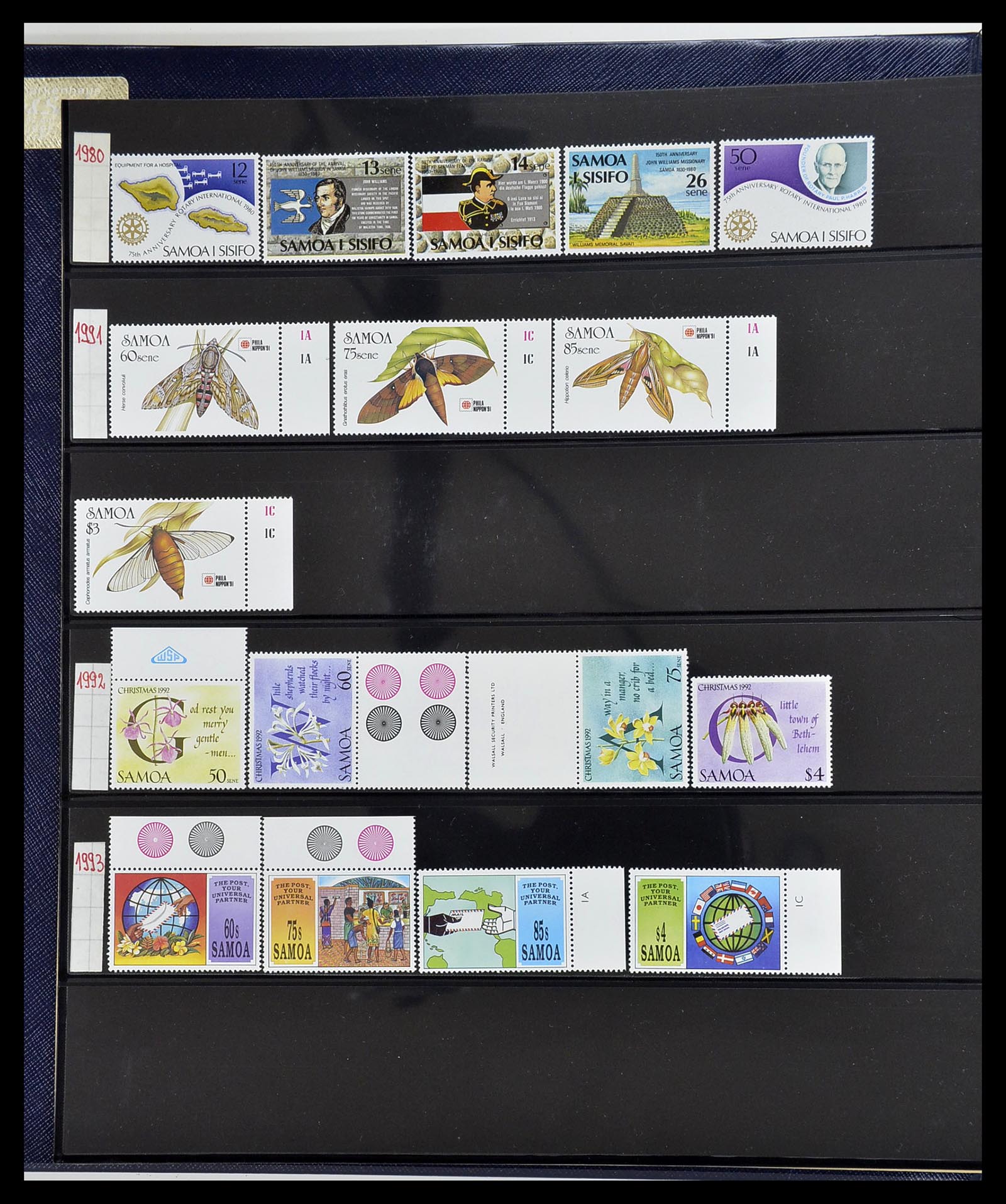 34560 540 - Postzegelverzameling 34560 Engelse gebieden in de stille Zuidzee 1840
