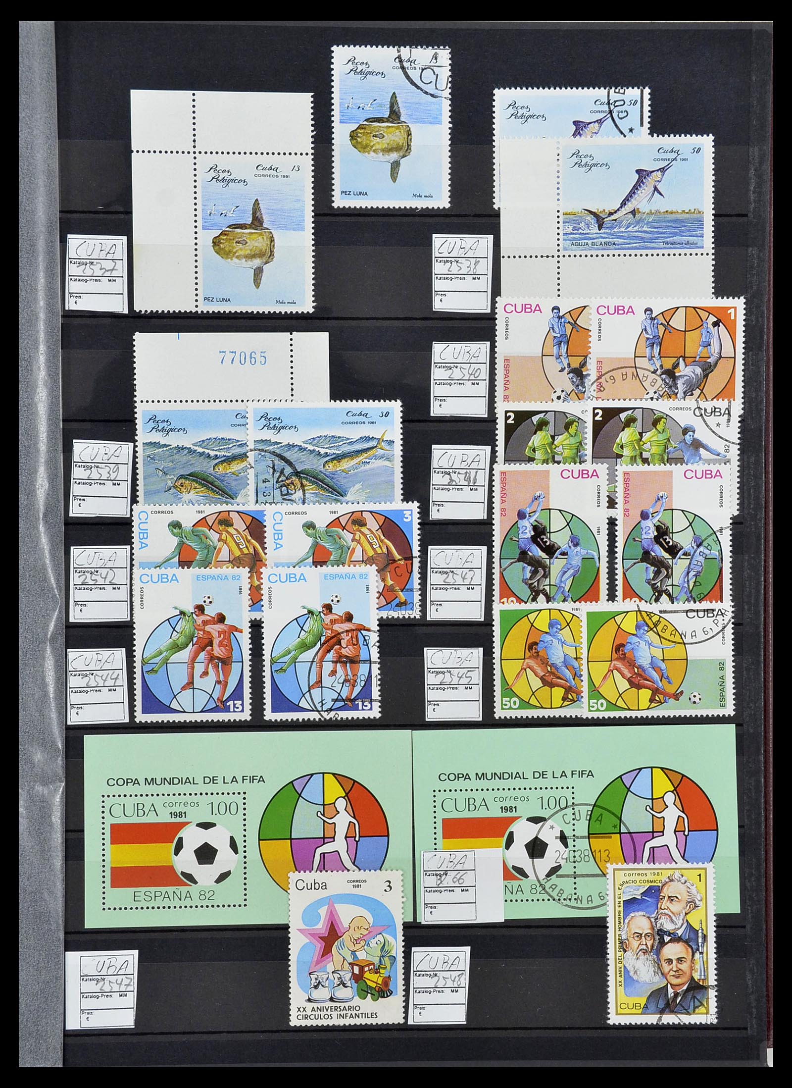 34566 135 - Postzegelverzameling 34566 Cuba 1879-2019!!
