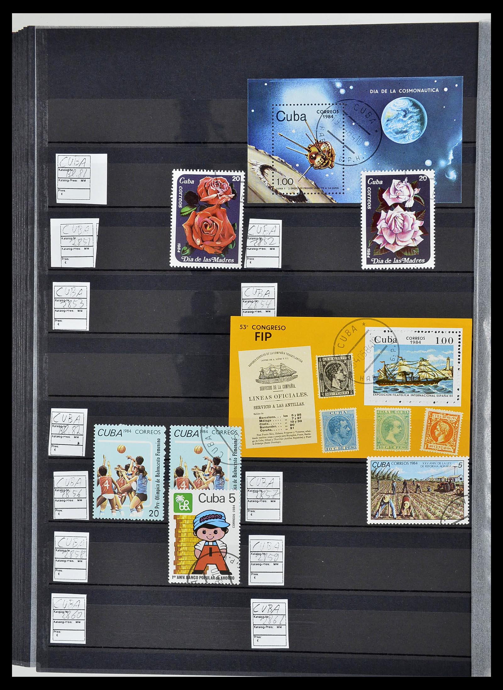 34566 158 - Postzegelverzameling 34566 Cuba 1879-2019!!