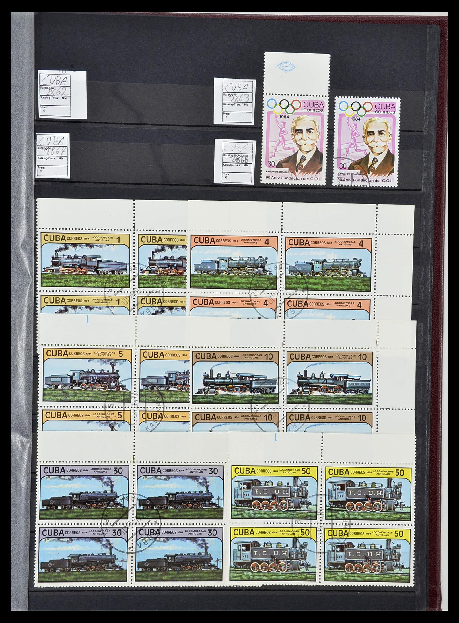 34566 159 - Postzegelverzameling 34566 Cuba 1879-2019!!