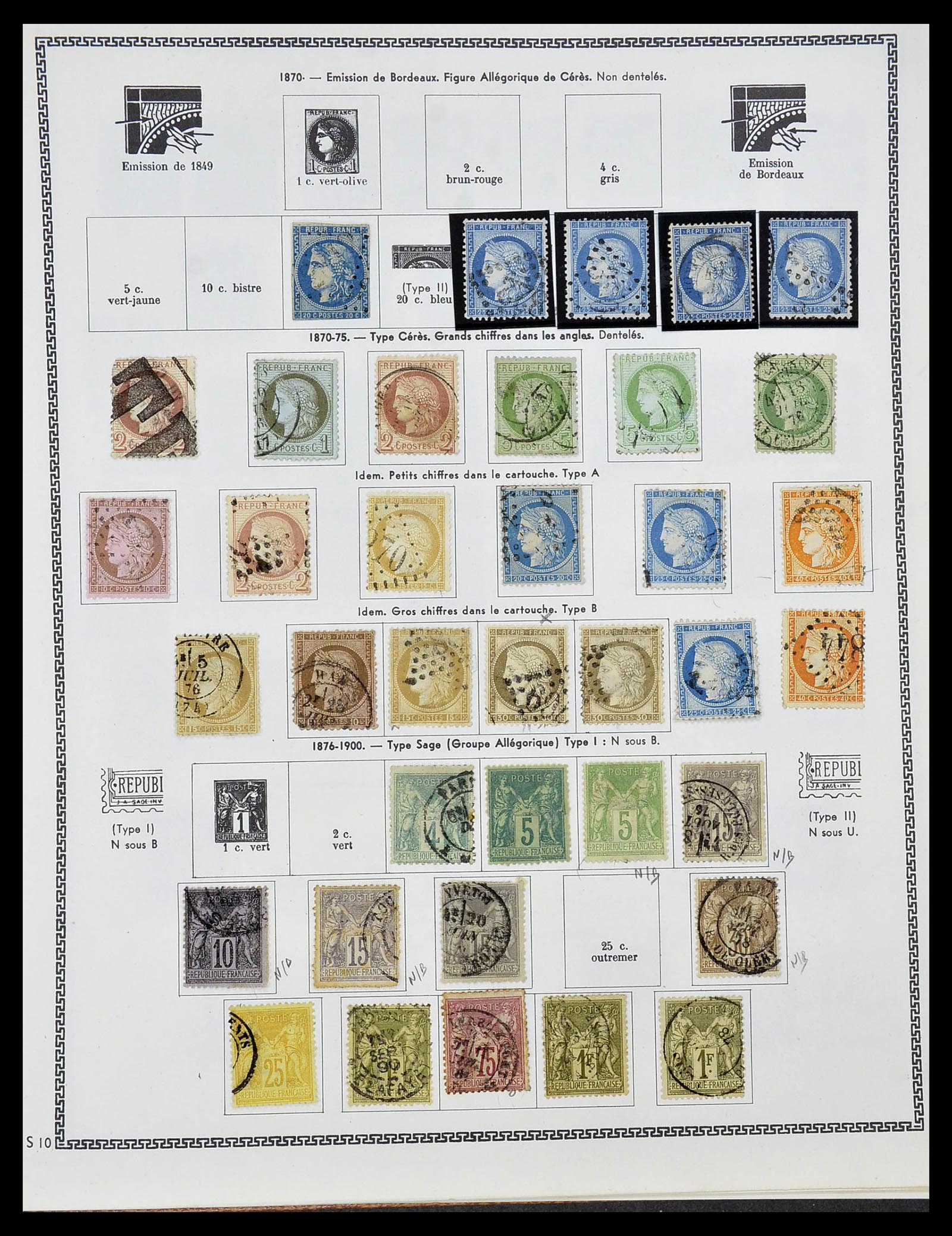 34579 002 - Stamp Collection 34579 France 1849-1960.