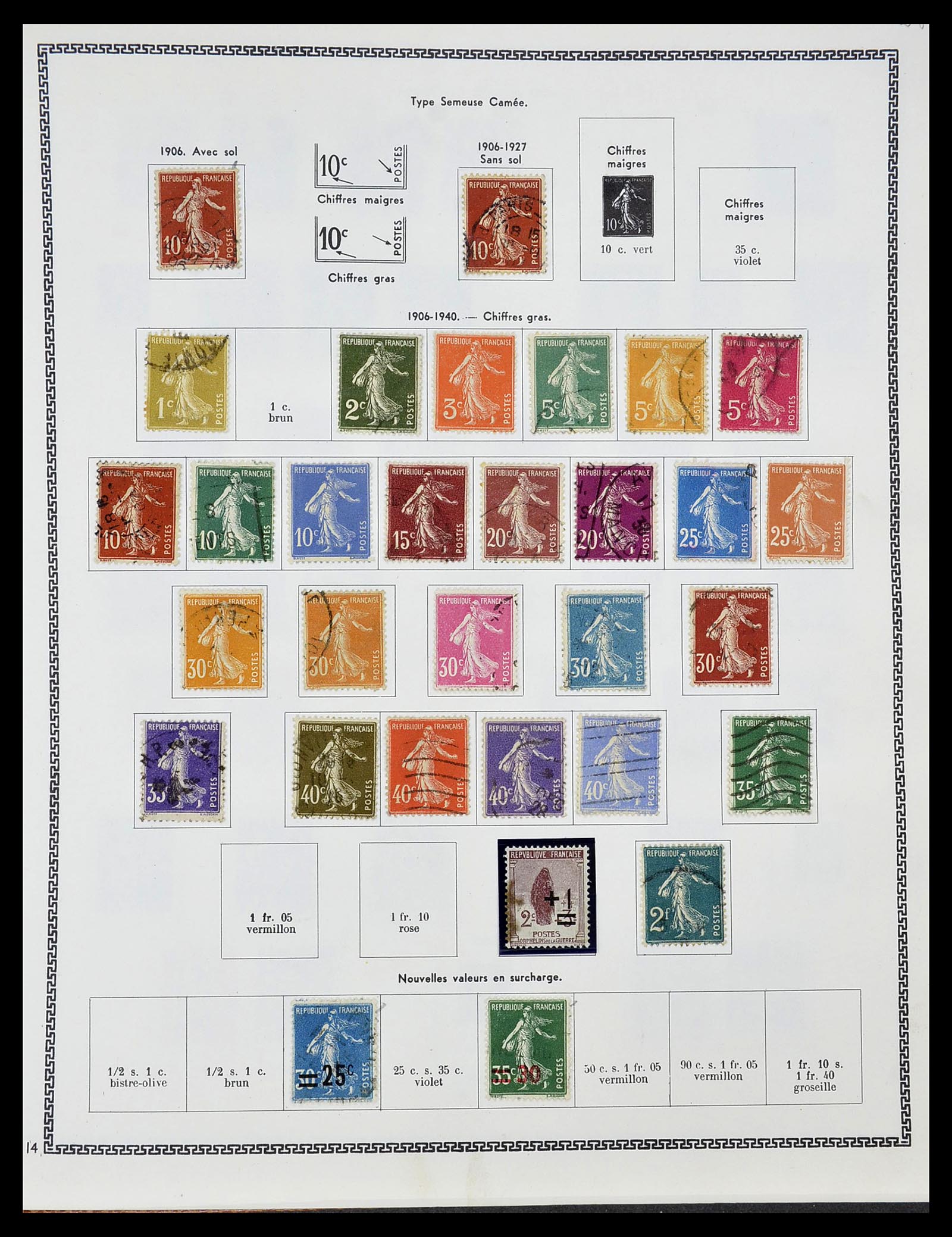 34579 005 - Stamp Collection 34579 France 1849-1960.