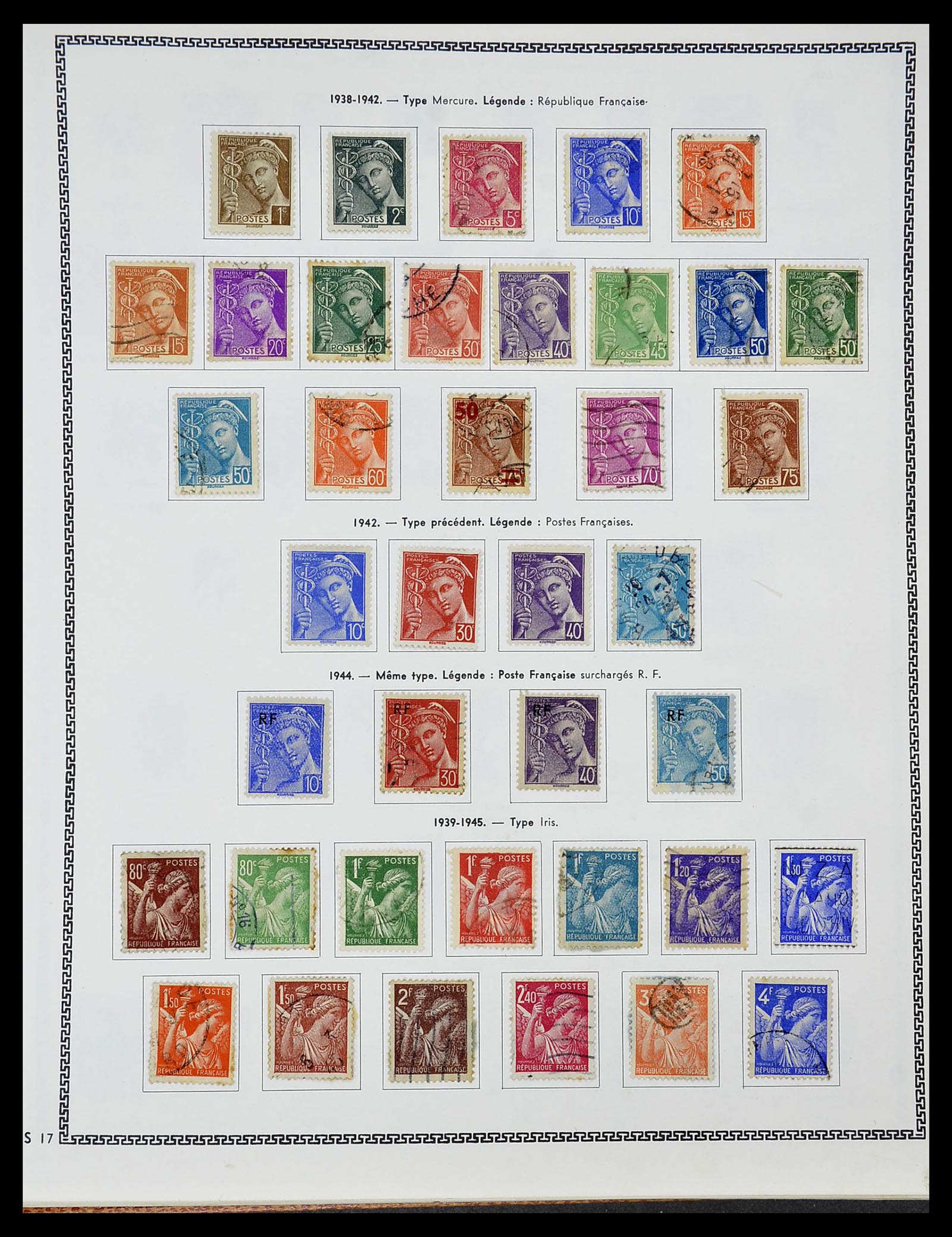 34579 007 - Stamp Collection 34579 France 1849-1960.