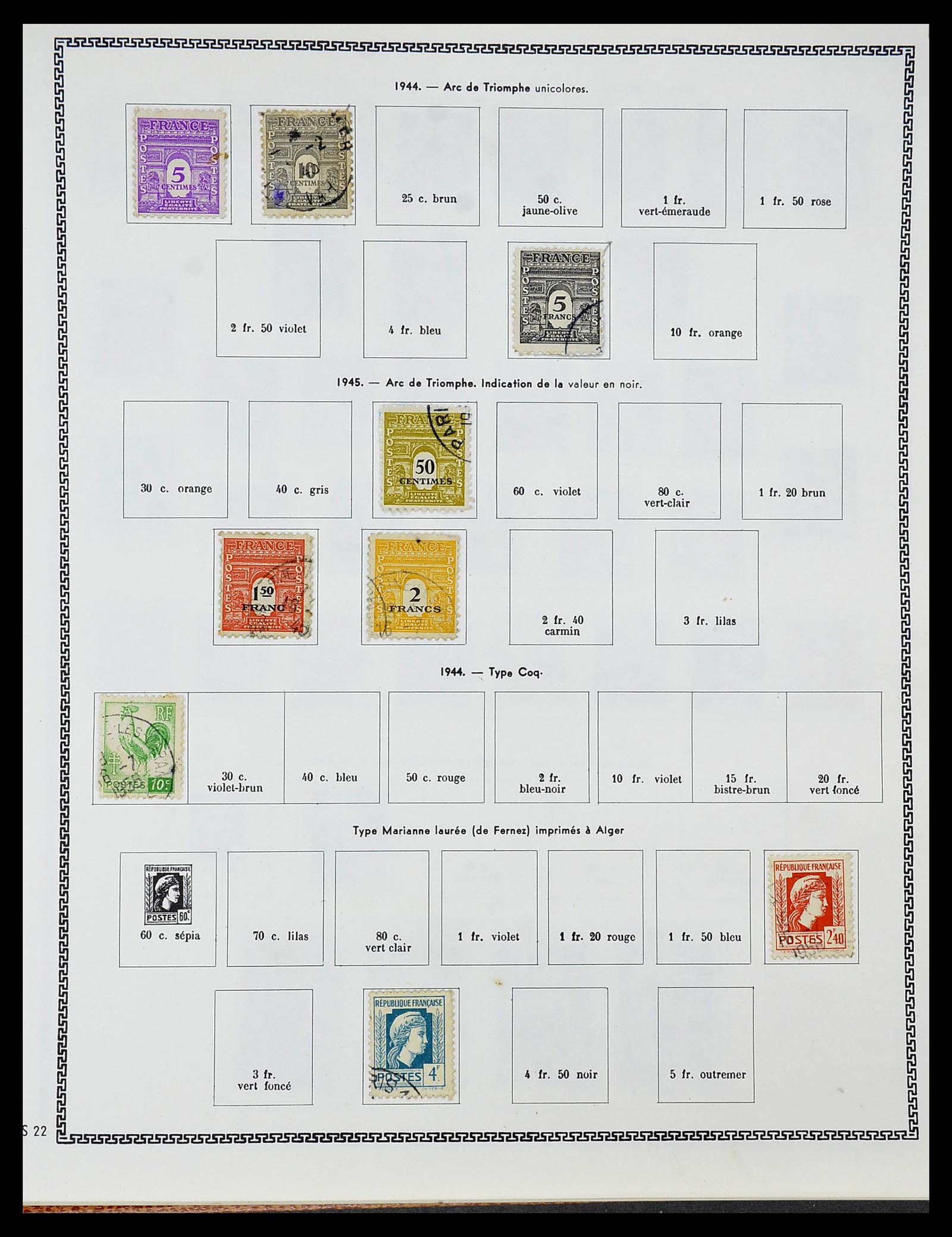 34579 011 - Stamp Collection 34579 France 1849-1960.