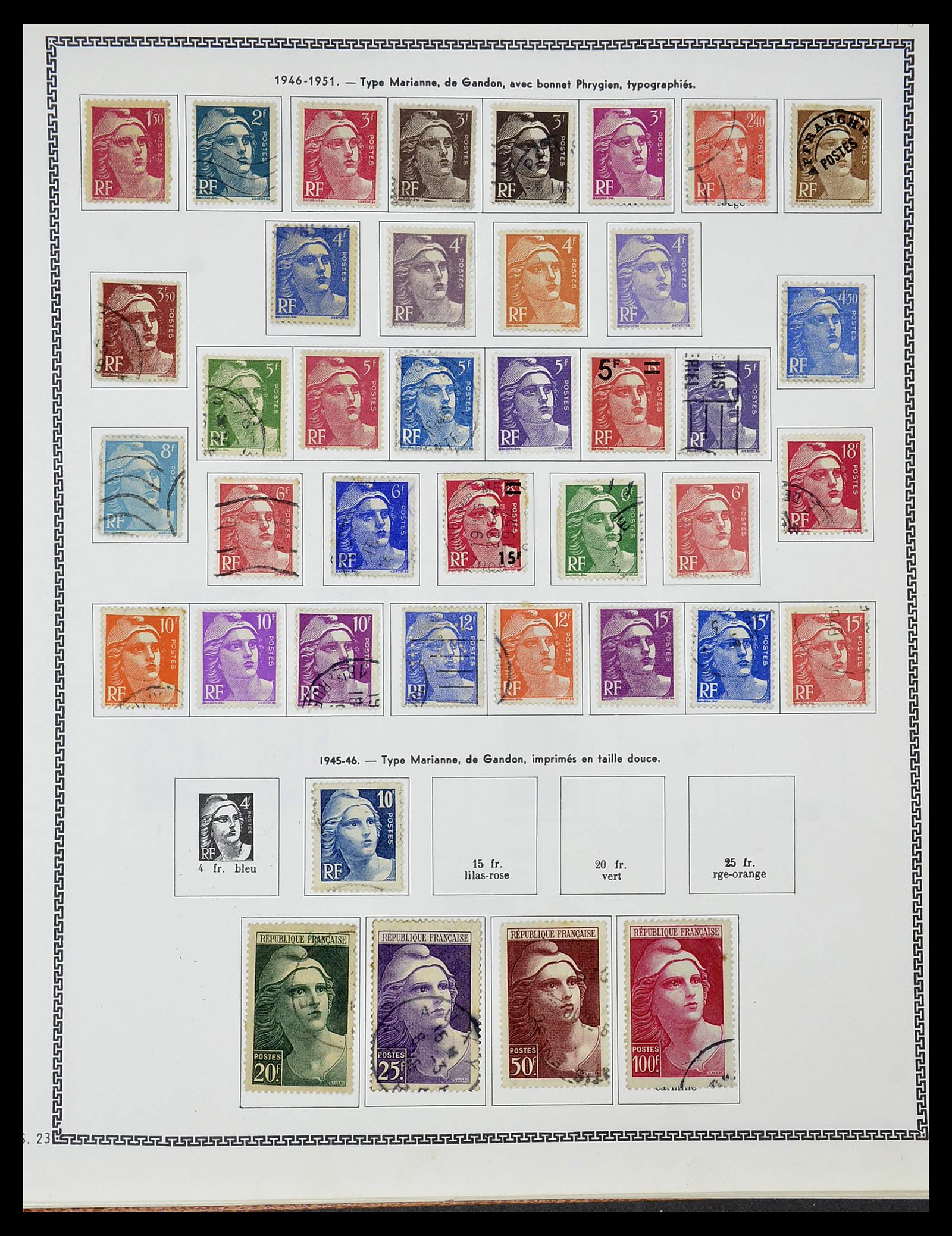 34579 012 - Stamp Collection 34579 France 1849-1960.