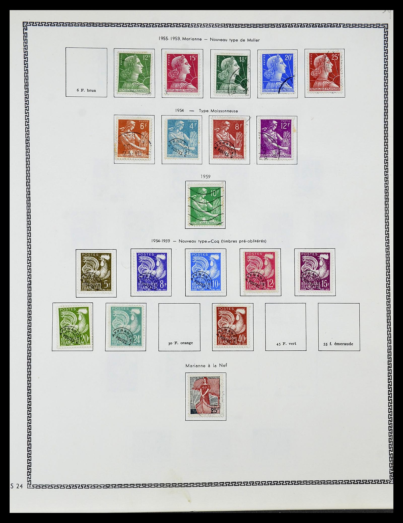 34579 013 - Stamp Collection 34579 France 1849-1960.