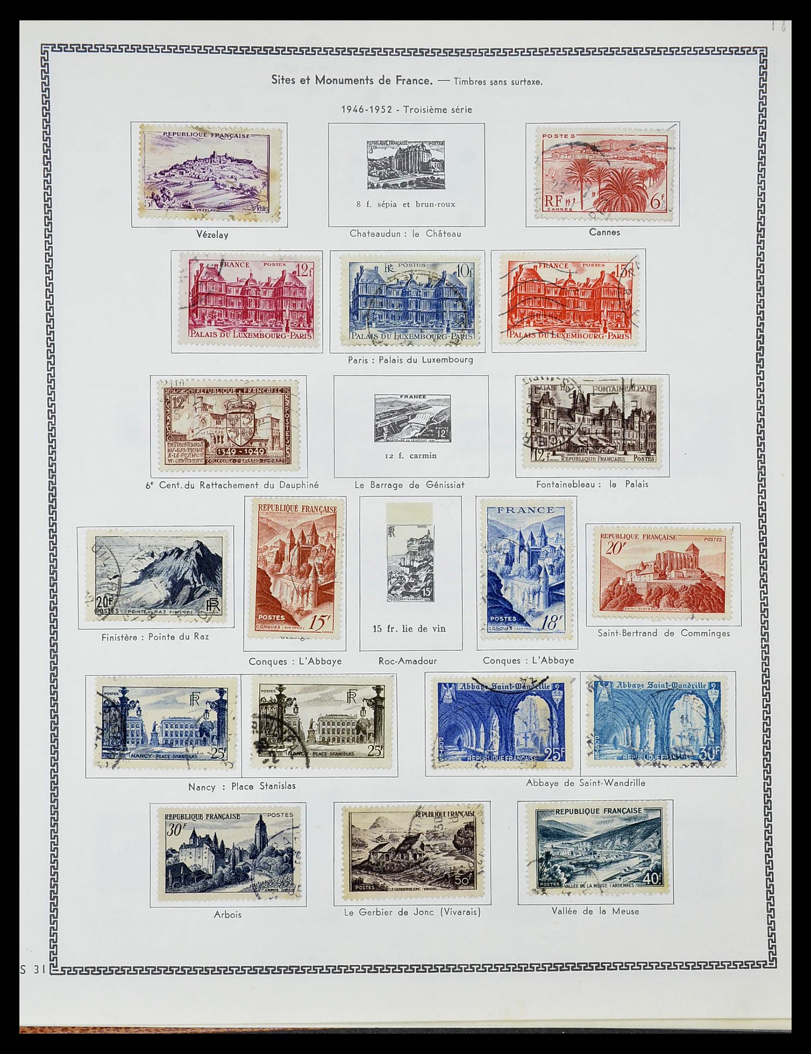 34579 019 - Stamp Collection 34579 France 1849-1960.