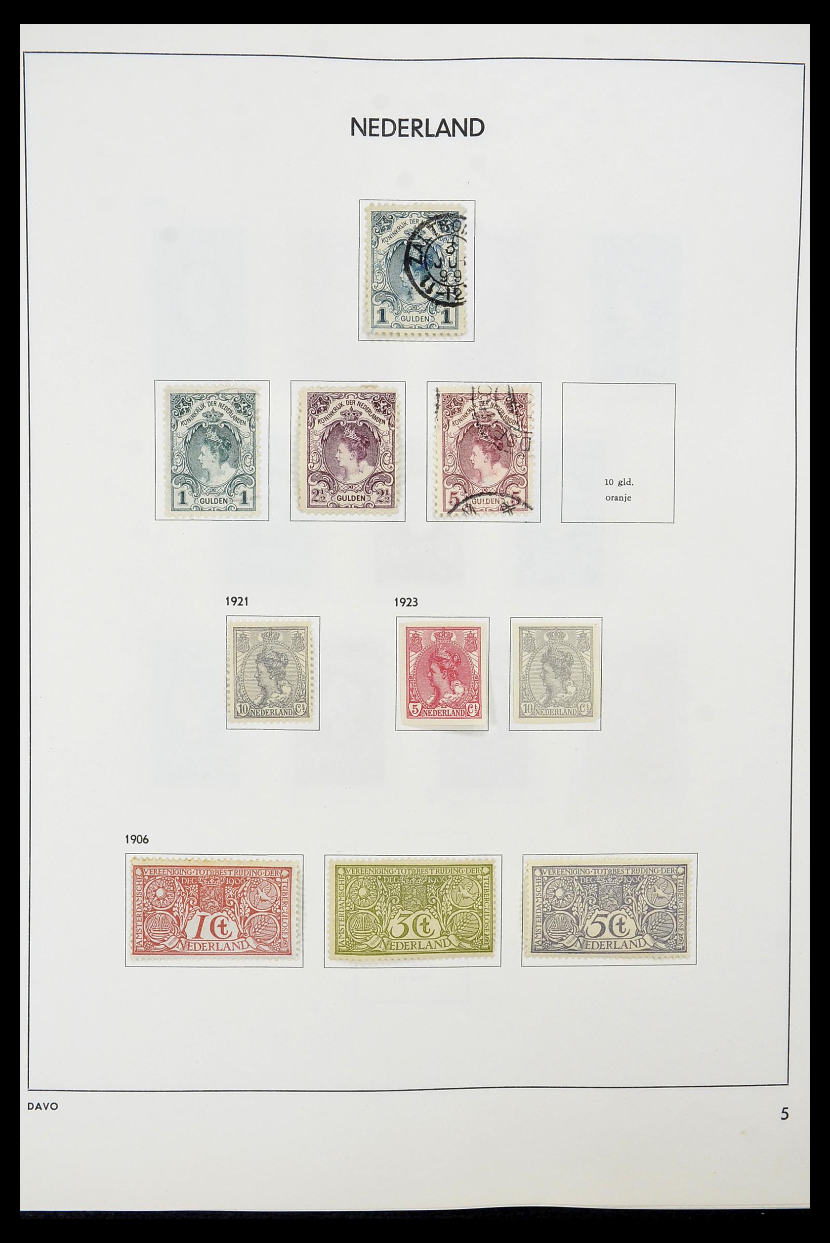 34600 005 - Postzegelverzameling 34600 Nederland en overzeese gebiedsdelen 1852-1