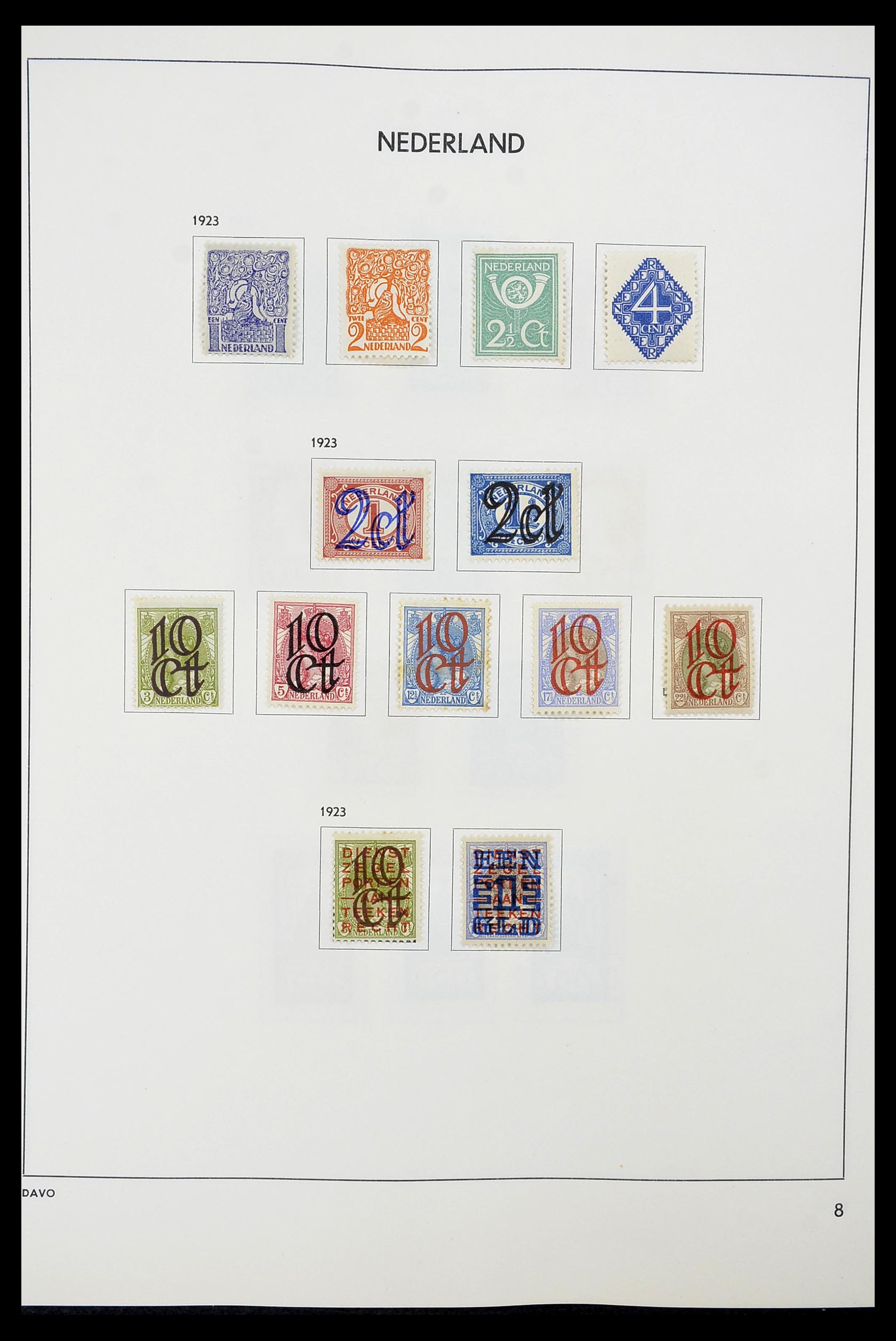 34600 008 - Postzegelverzameling 34600 Nederland en overzeese gebiedsdelen 1852-1