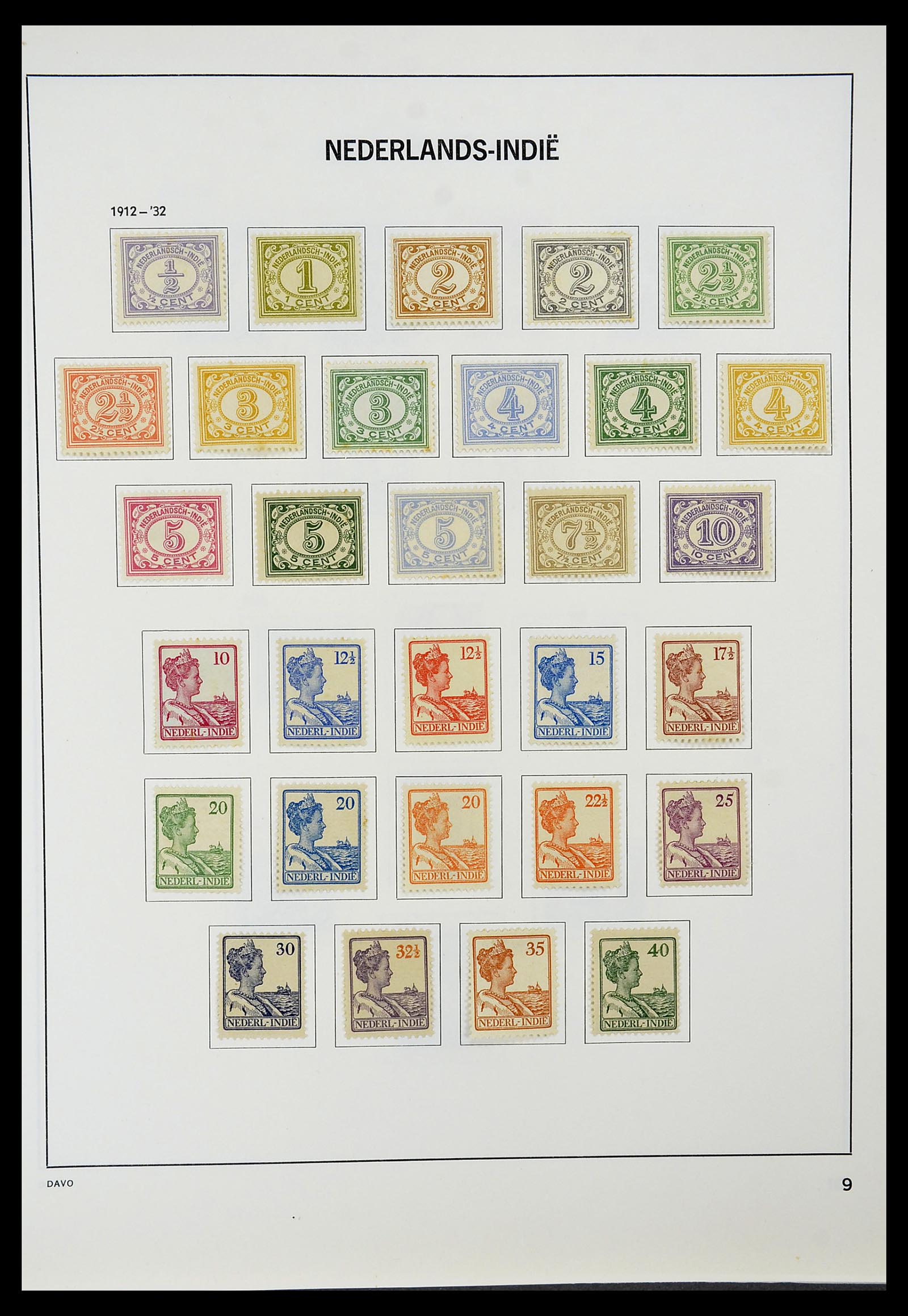 34600 085 - Postzegelverzameling 34600 Nederland en overzeese gebiedsdelen 1852-1