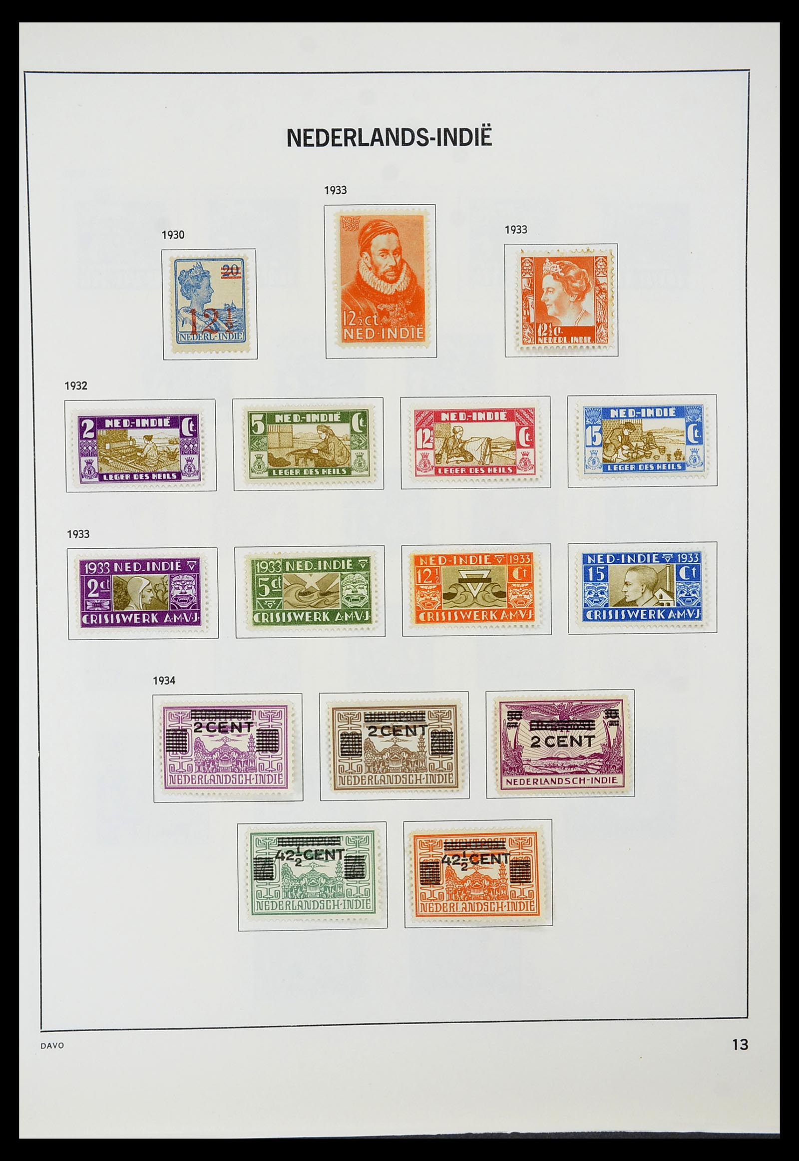 34600 089 - Postzegelverzameling 34600 Nederland en overzeese gebiedsdelen 1852-1